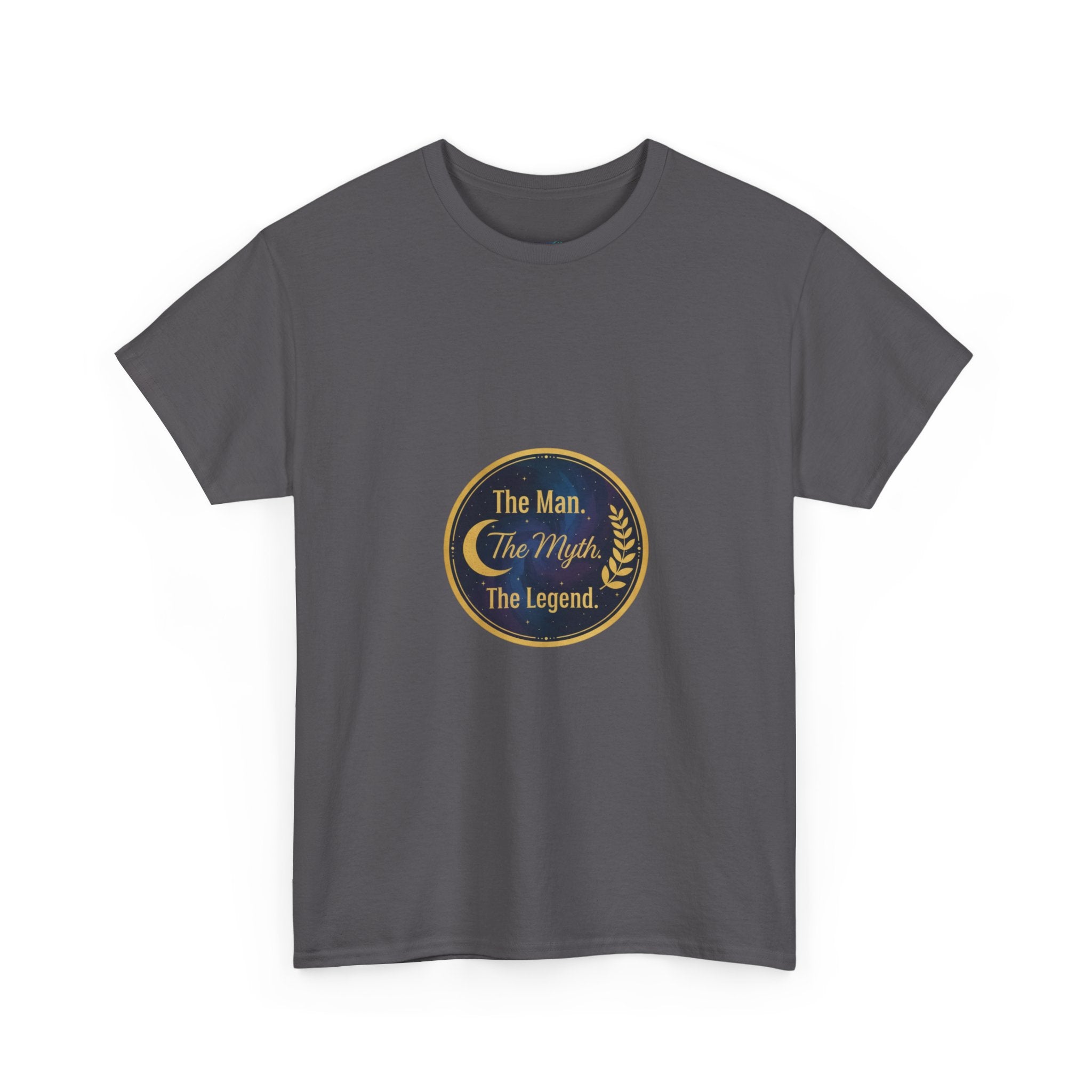 The Man. The Myth. The Legend. Men's T-Shirt — Vintage Badge Graphic Tee | DTG Print