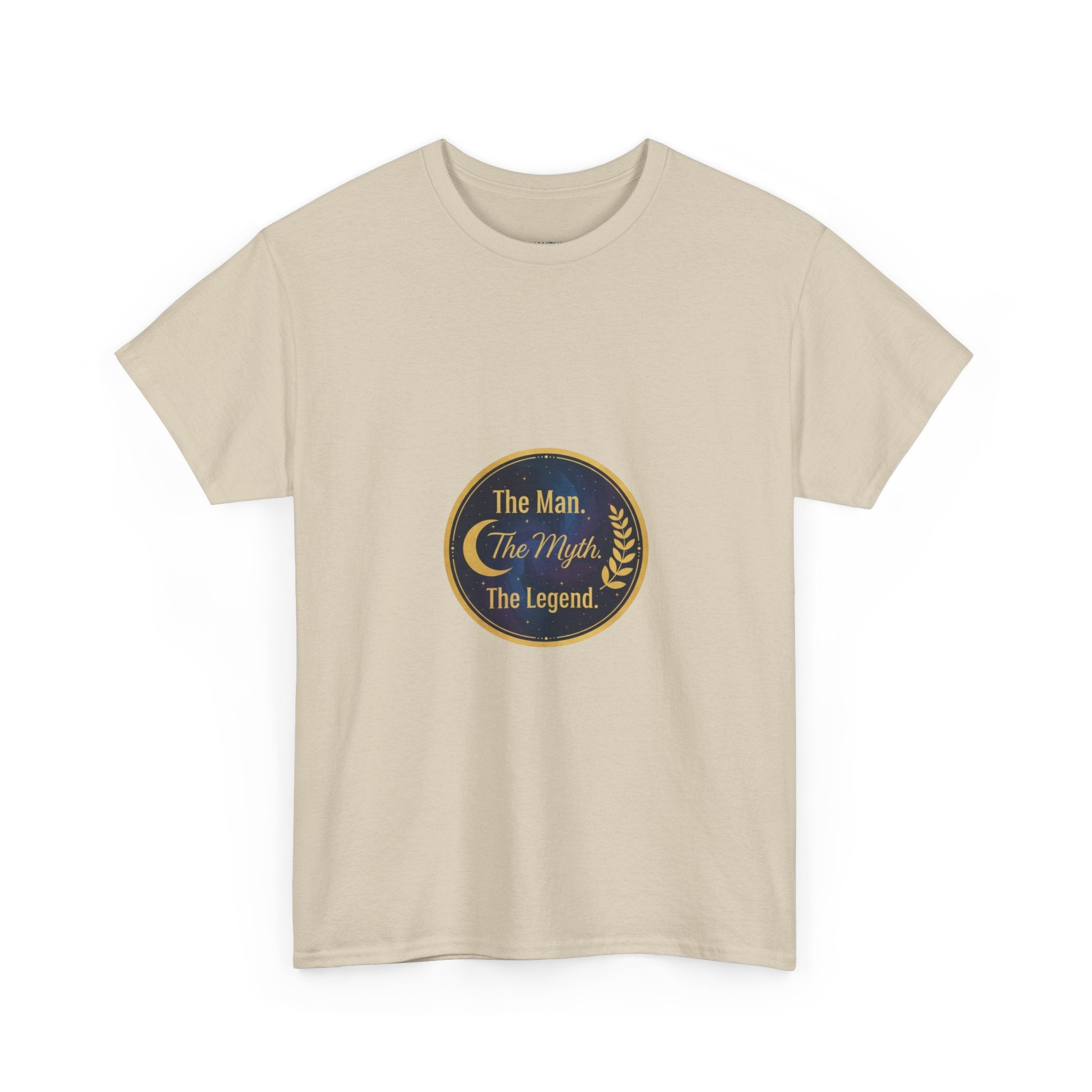The Man. The Myth. The Legend. Men's T-Shirt — Vintage Badge Graphic Tee | DTG Print