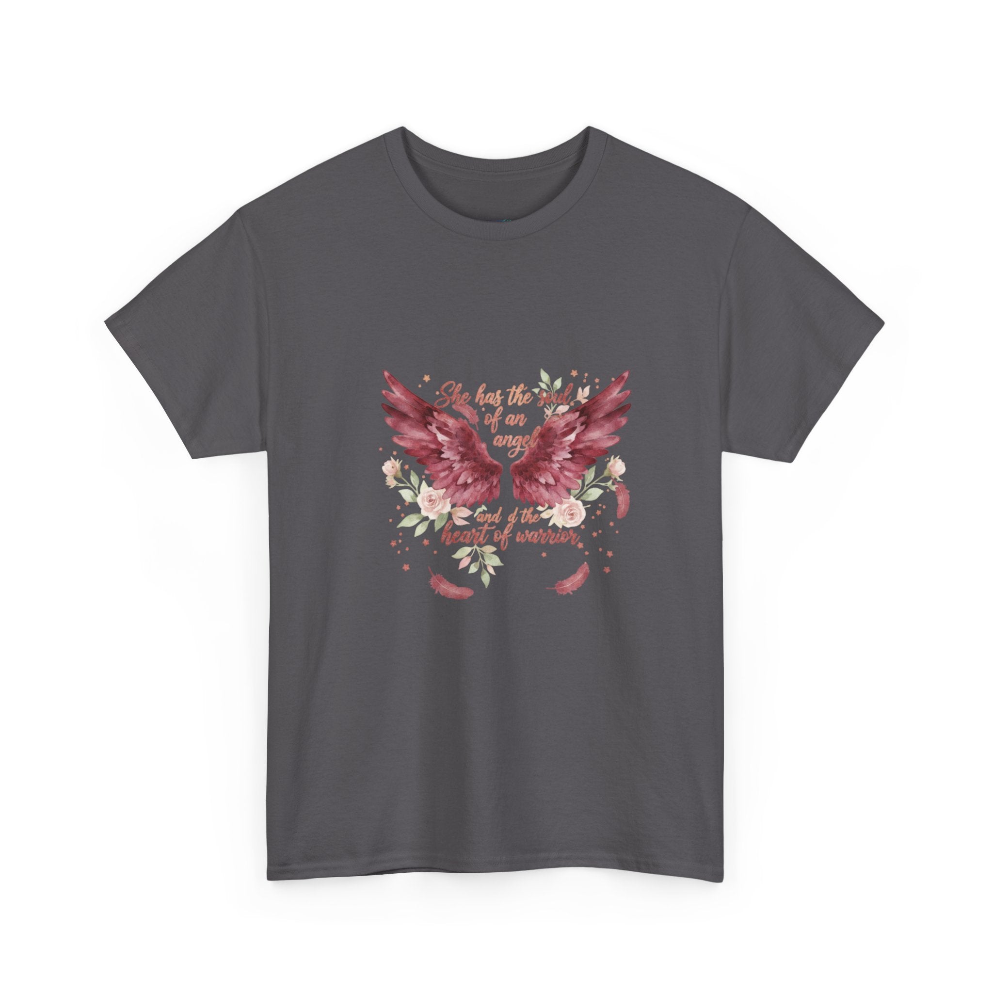 Phoenix Floral Tee | Pink Rising Phoenix & Roses Graphic | Women's DTG T-Shirt