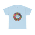 'Wherever You Go, Go with All Your Heart' Floral Wreath Women's T-Shirt | DTG-Printed Inspirational Tee