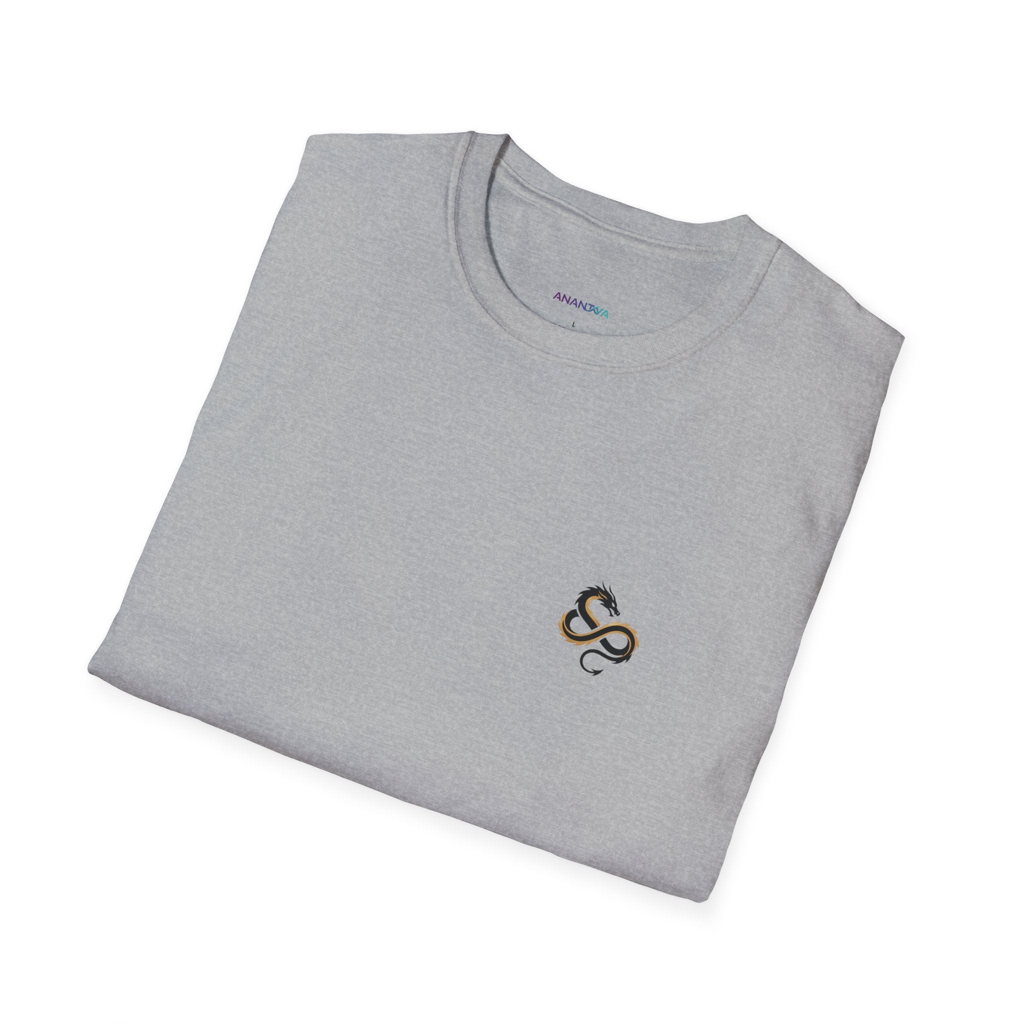 Infinity Dragon Men's Graphic T-Shirt | DTG-Printed 'Always Be Yourself or Always Be a Dragon' Tee