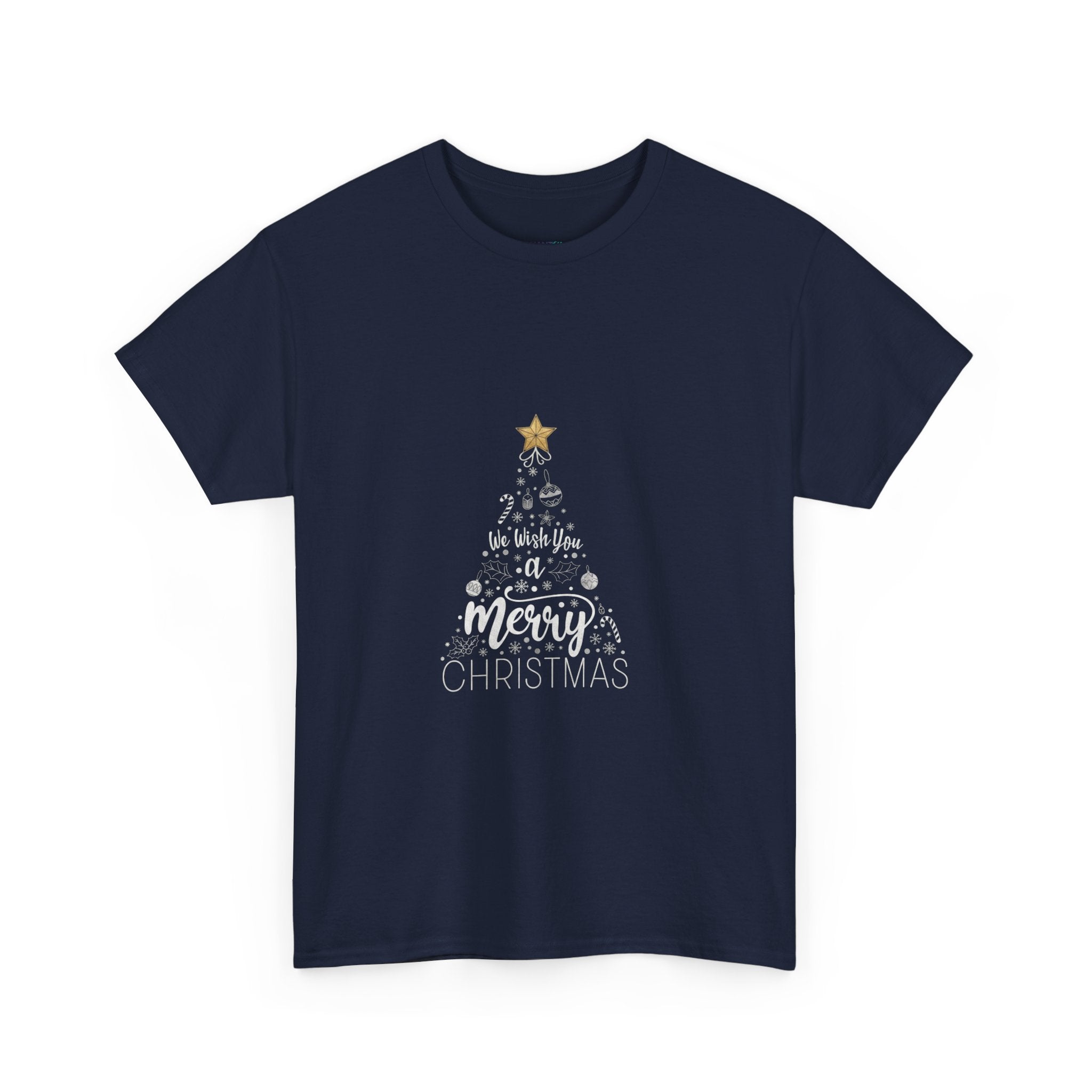 Christmas Tree Tee | "Merry Christmas" Holiday Graphic Shirt | Unisex DTG