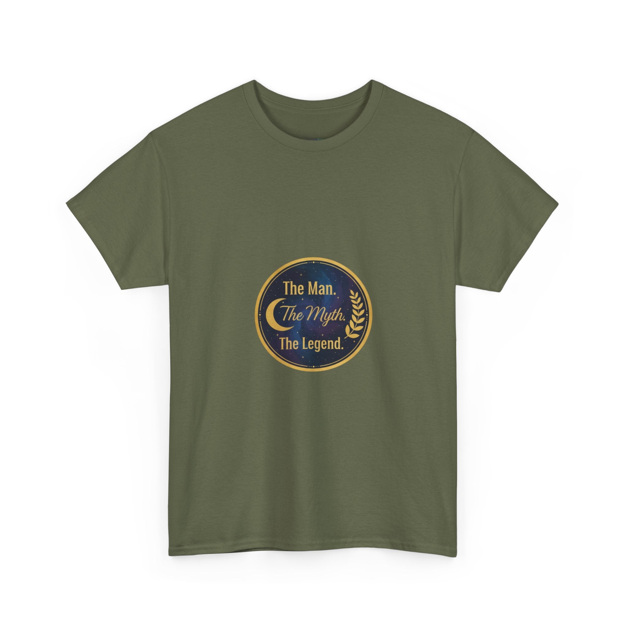 The Man. The Myth. The Legend. Men's T-Shirt — Vintage Badge Graphic Tee | DTG Print