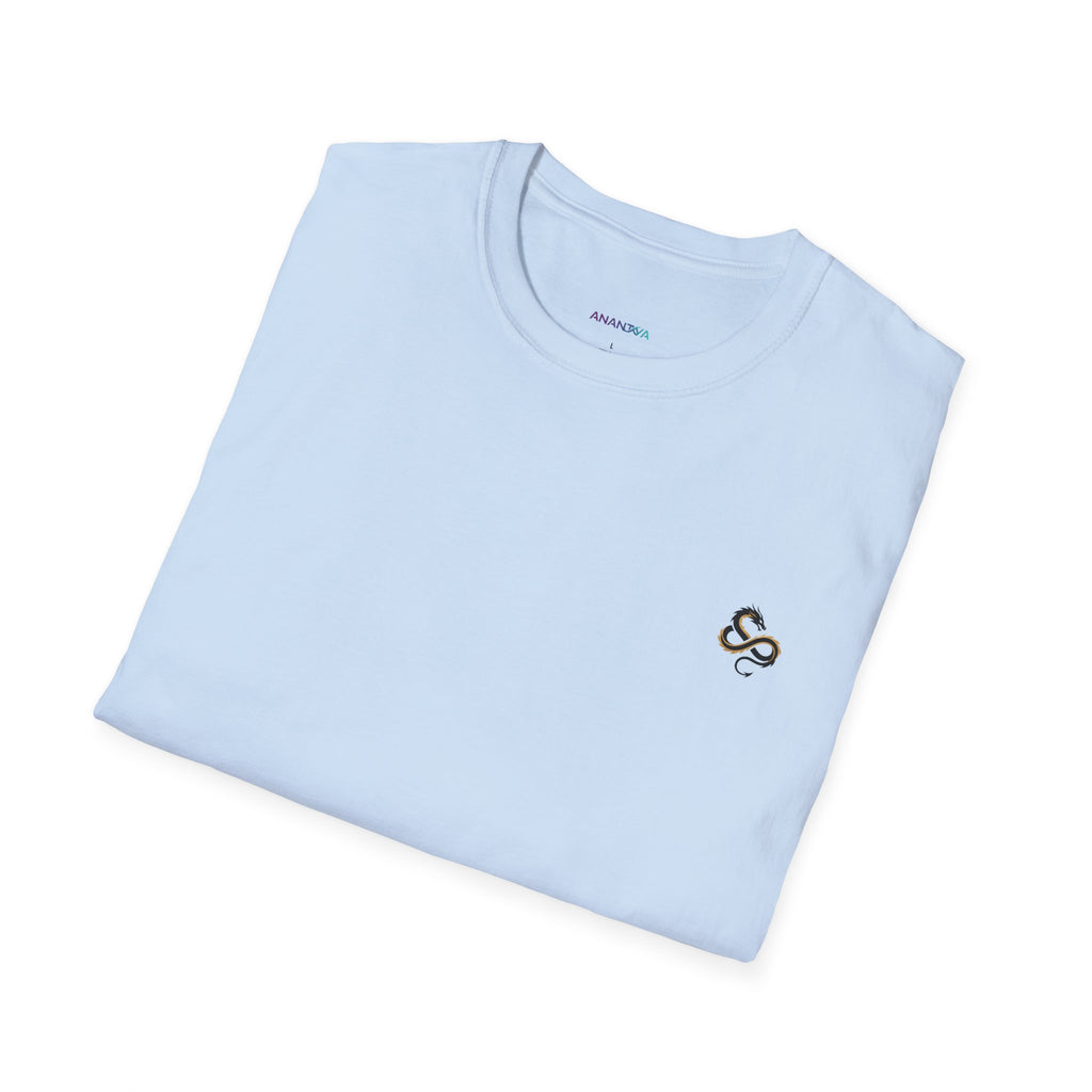 Men's Dragon Back Print Graphic T-Shirt | DTG-Printed Cotton Tee