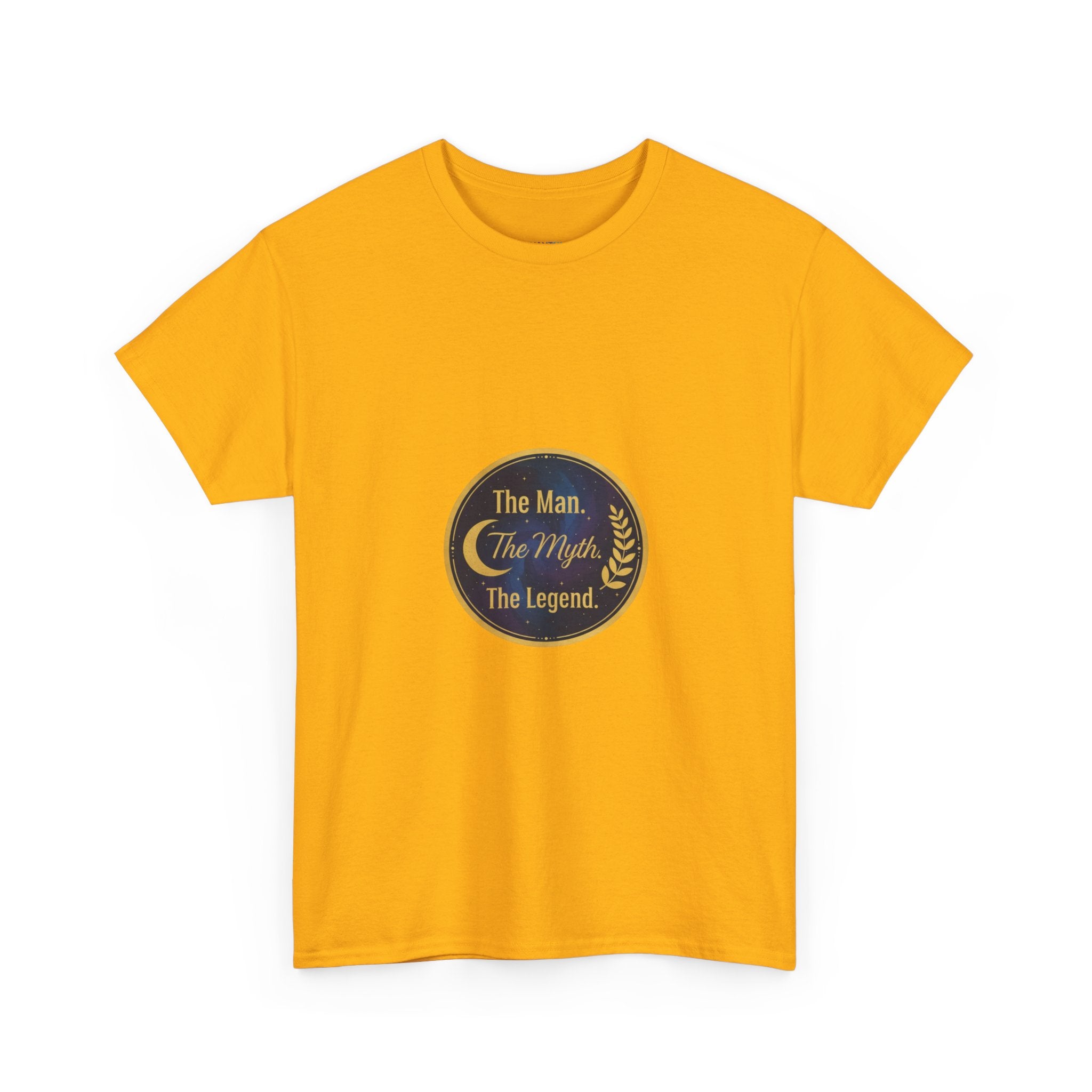The Man. The Myth. The Legend. Men's T-Shirt — Vintage Badge Graphic Tee | DTG Print