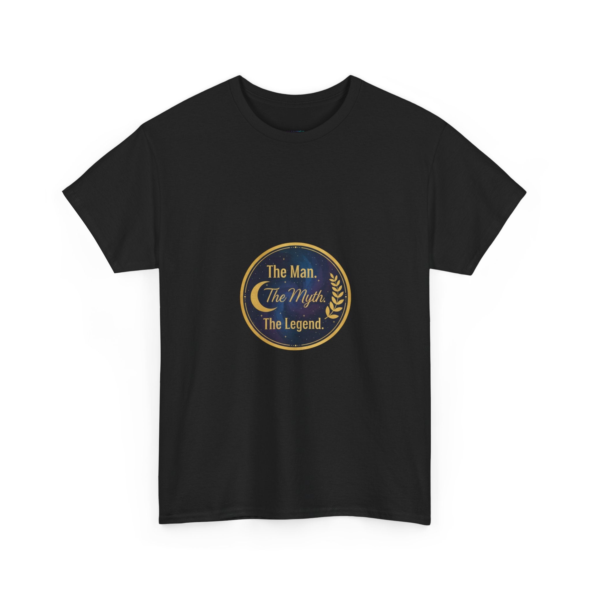 The Man. The Myth. The Legend. Men's T-Shirt — Vintage Badge Graphic Tee | DTG Print