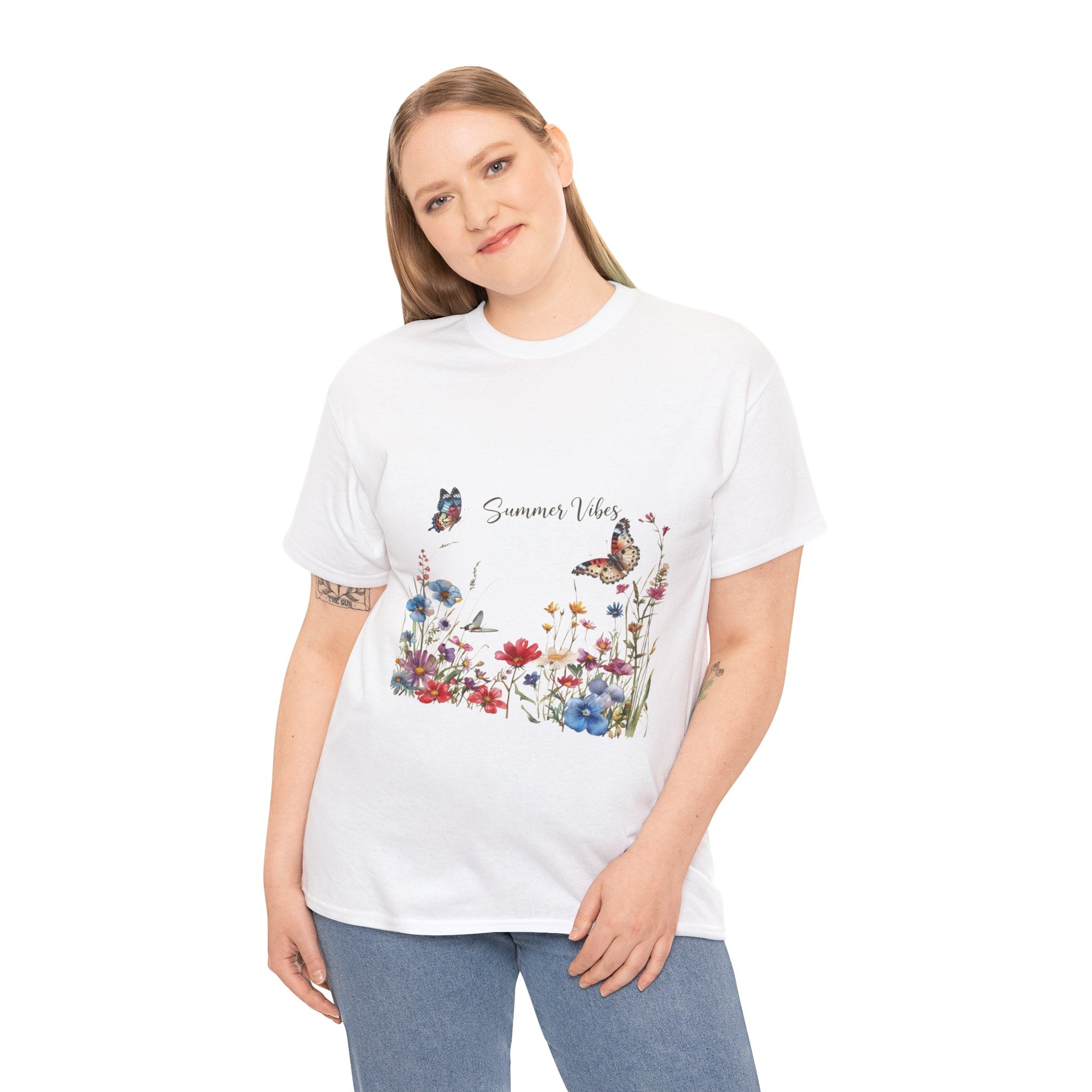 Cosmic Butterfly Women's Graphic T-Shirt – DTG Print