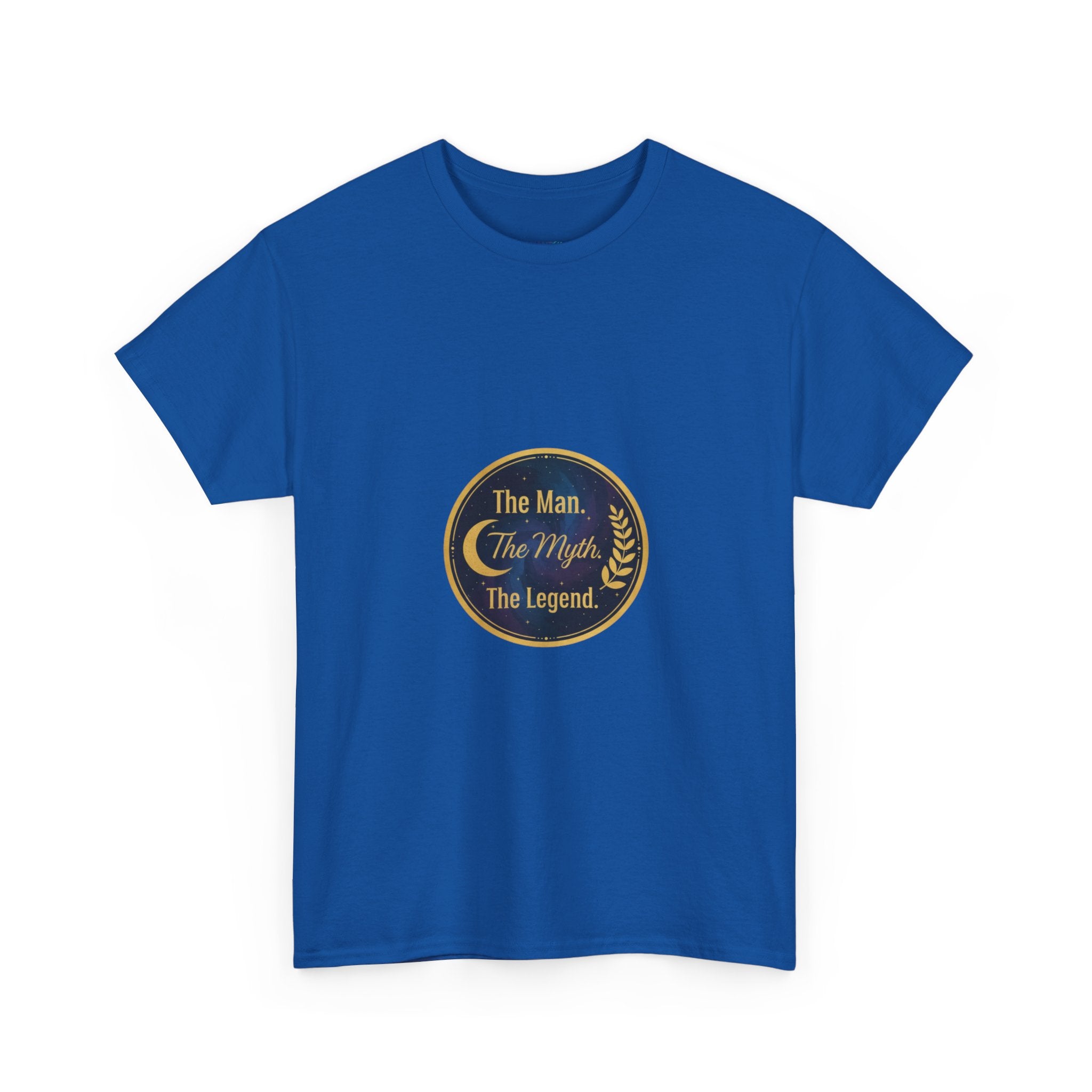 The Man. The Myth. The Legend. Men's T-Shirt — Vintage Badge Graphic Tee | DTG Print