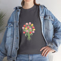 Tulip Bouquet Tee — Women's Watercolor Floral DTG Graphic T-Shirt