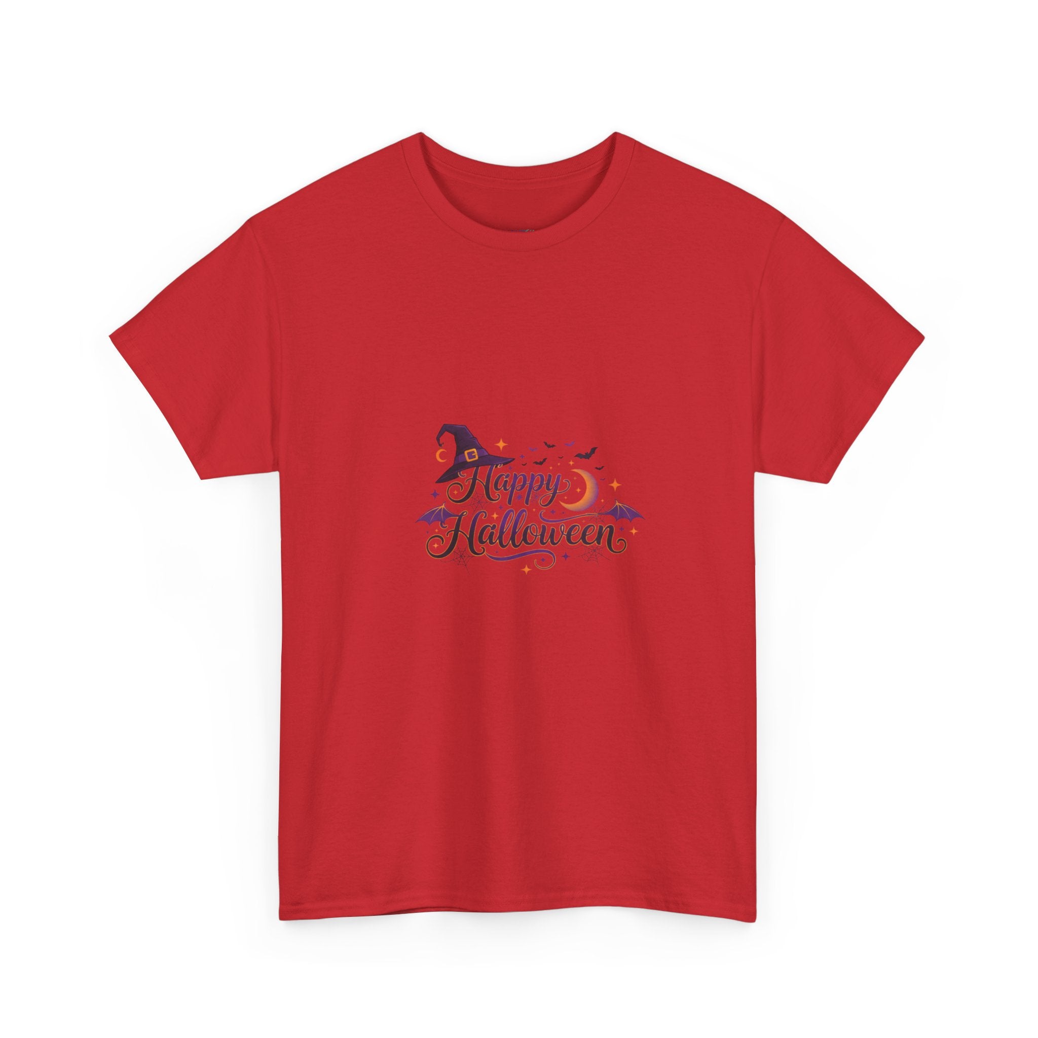 Halloween Witch Tee | Cute Moon & Hat Graphic Shirt | Unisex DTG