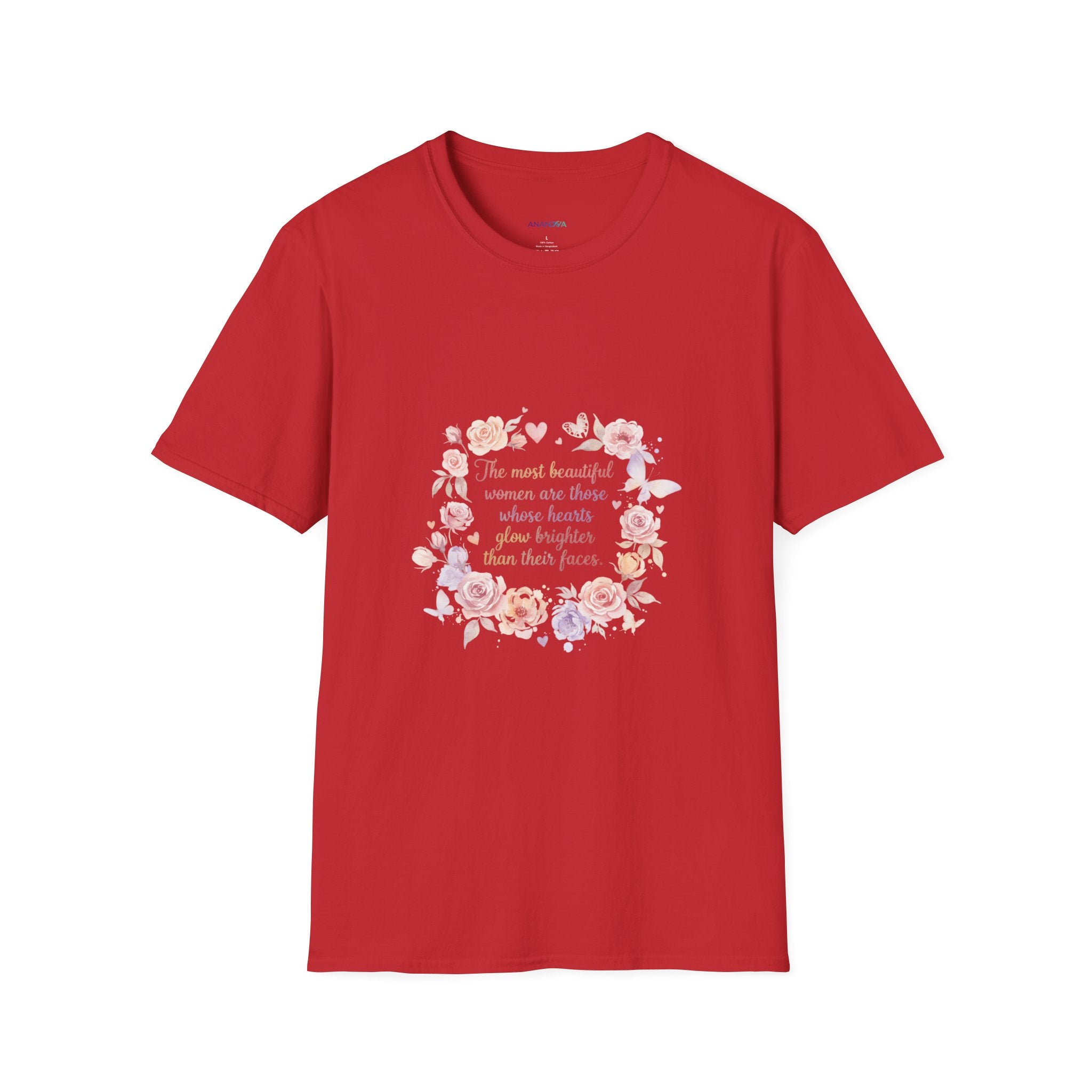 Inner Beauty Floral Women's T-Shirt | DTG-Printed Inspirational Flower Design Tee