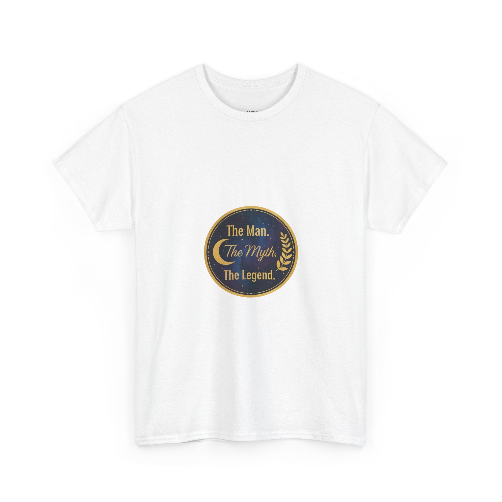 The Man. The Myth. The Legend. Men's T-Shirt — Vintage Badge Graphic Tee | DTG Print