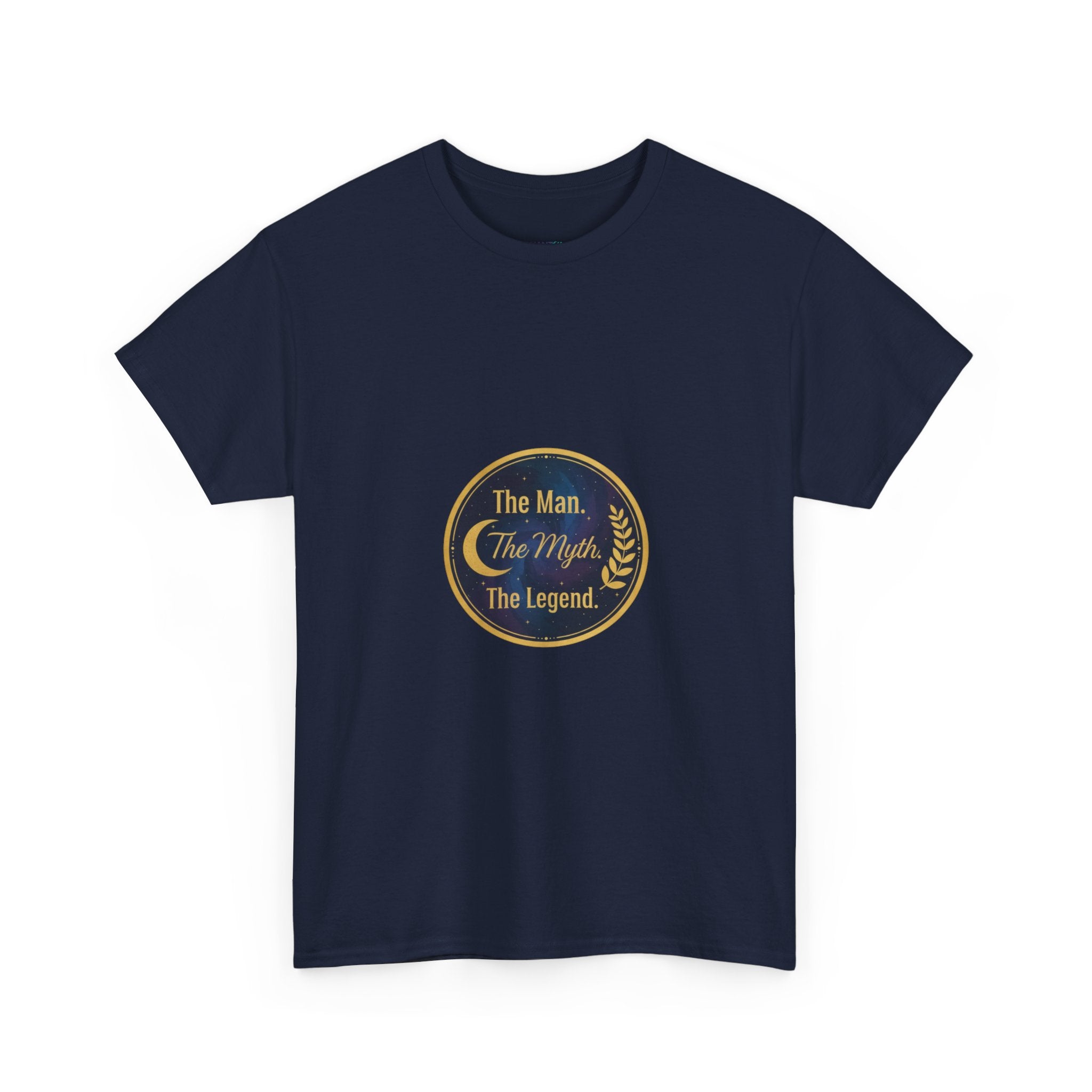 The Man. The Myth. The Legend. Men's T-Shirt — Vintage Badge Graphic Tee | DTG Print