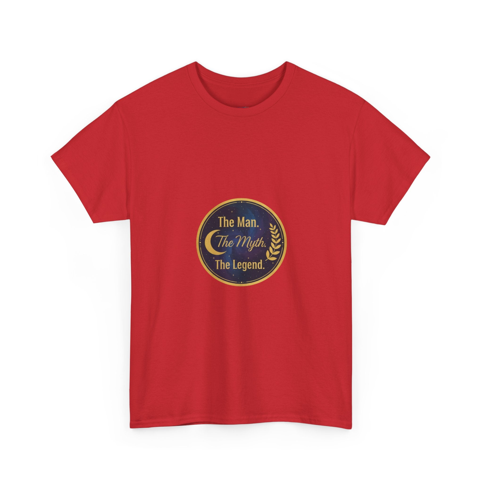 The Man. The Myth. The Legend. Men's T-Shirt — Vintage Badge Graphic Tee | DTG Print