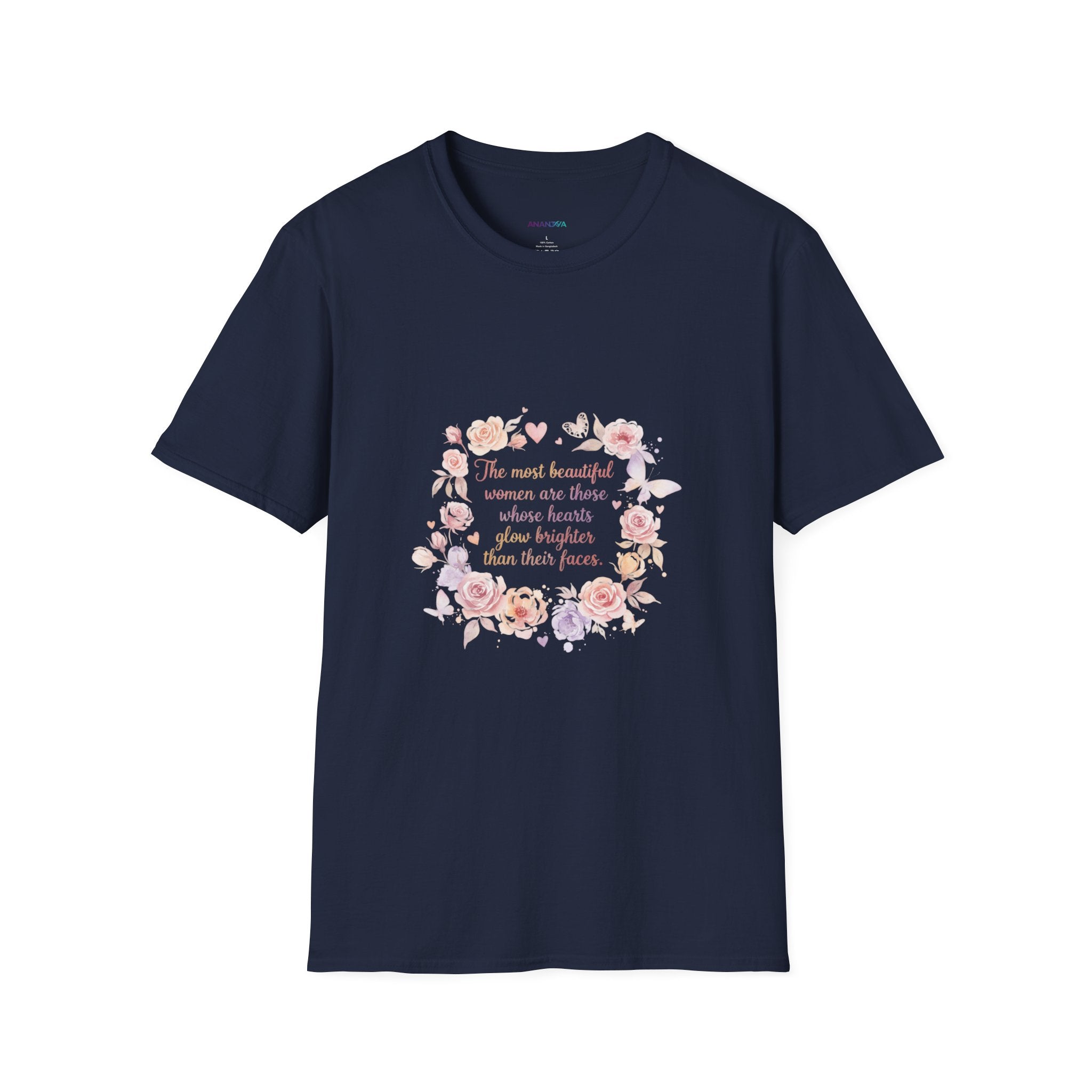 Inner Beauty Floral Women's T-Shirt | DTG-Printed Inspirational Flower Design Tee