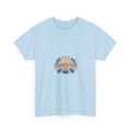Summertime Retro Palm Tee — Men's Graphic Beach T-Shirt