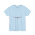 Angel Wings Graphic Tee | Minimal "Angel" Chest Print | Women's DTG T-Shirt