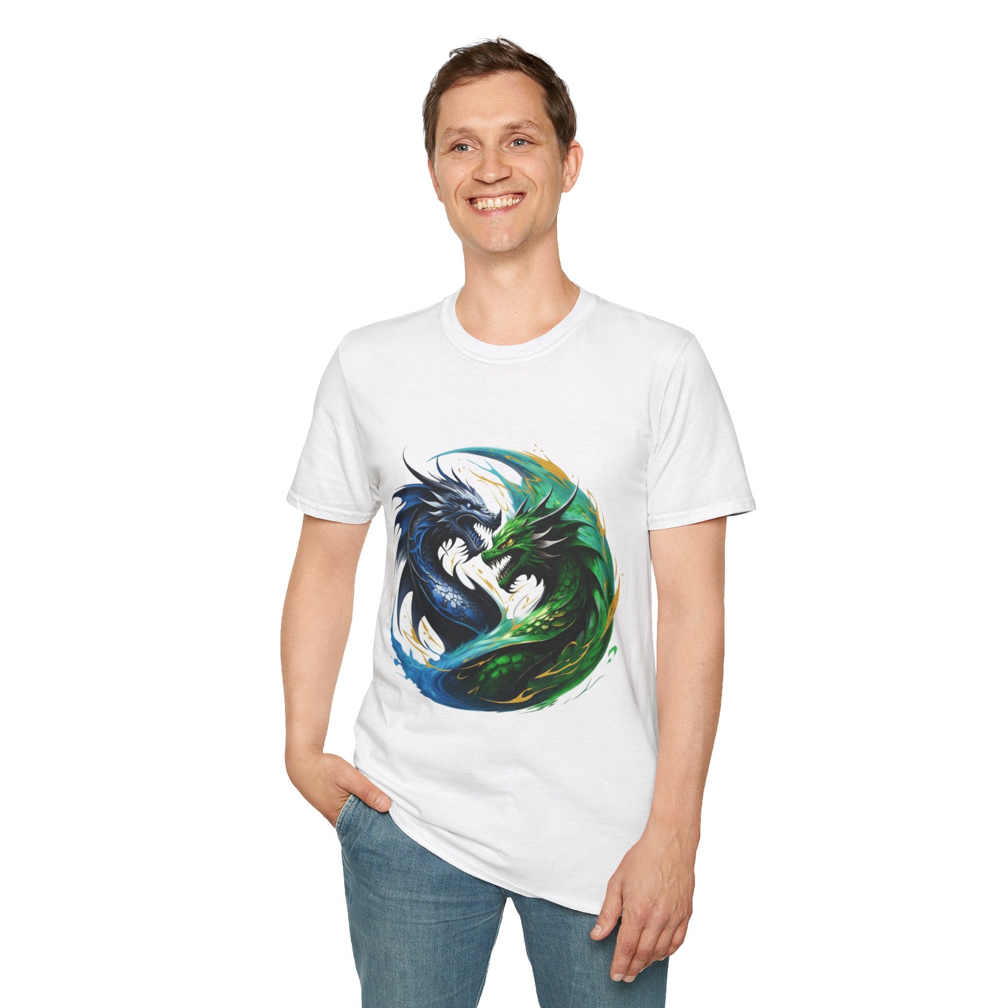 Men's Dragon Yin Yang T-Shirt