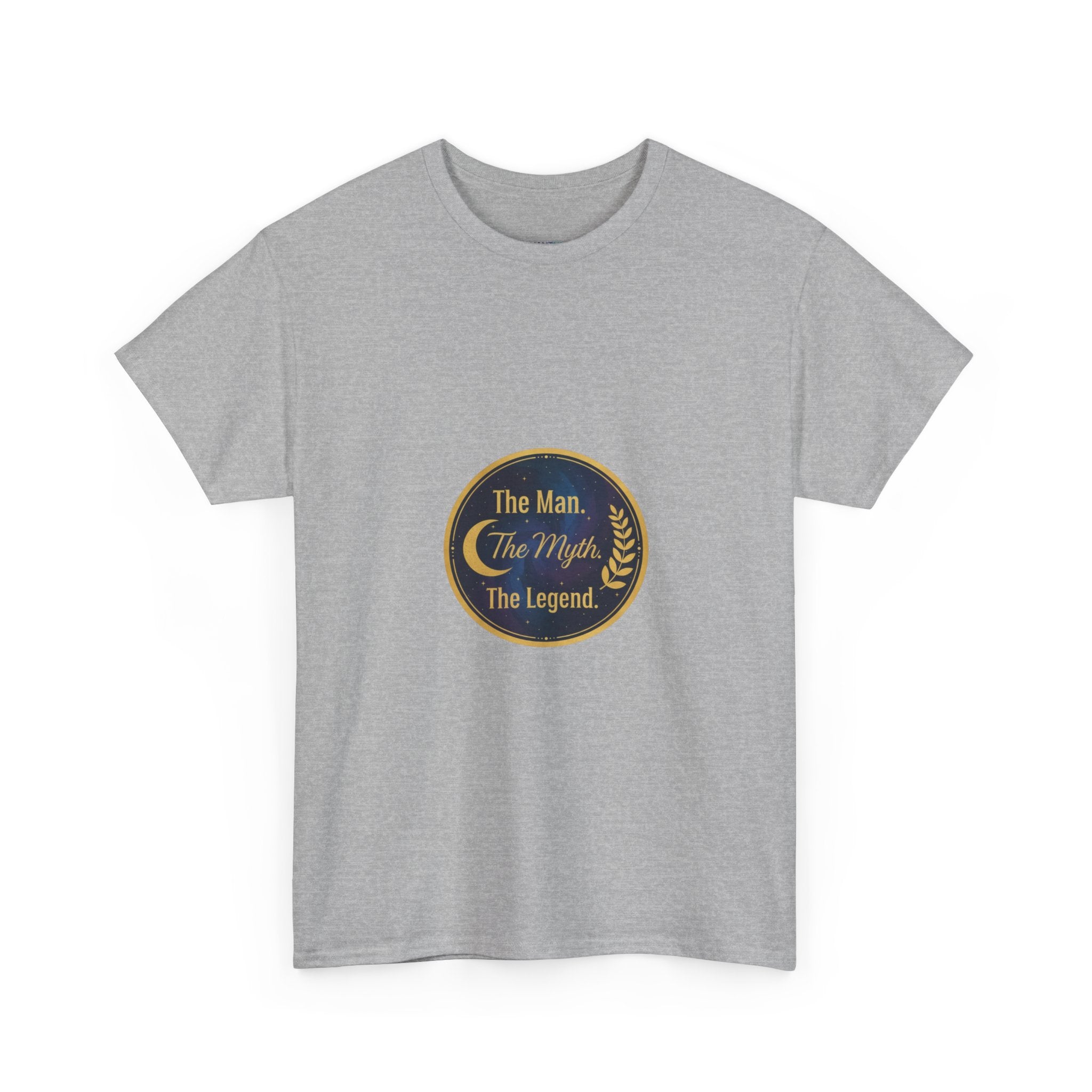 The Man. The Myth. The Legend. Men's T-Shirt — Vintage Badge Graphic Tee | DTG Print
