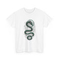 Green Serpent Branches Men's T-Shirt — DTG Printed Cotton Tee