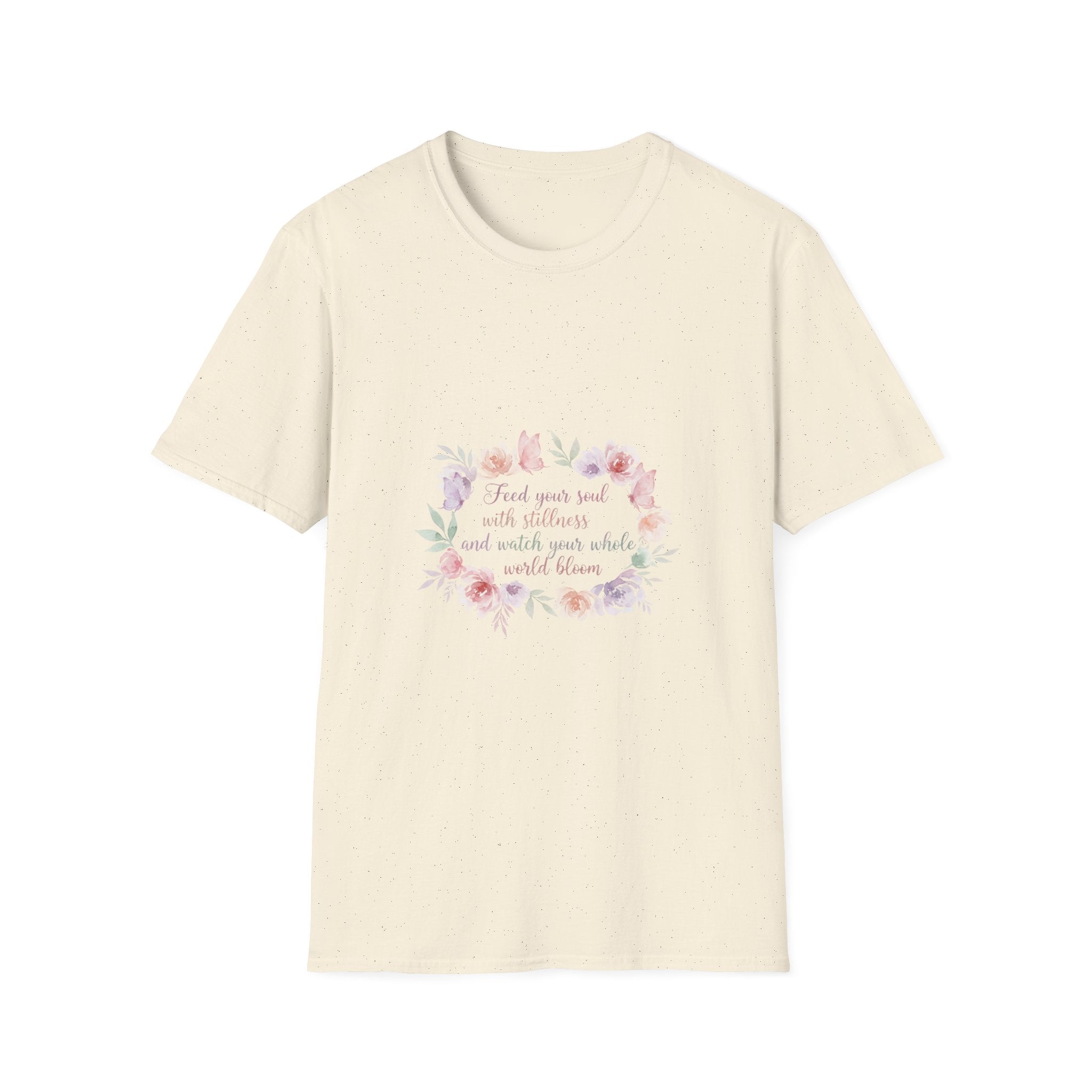 Floral Faith T-Shirt | "Trust Your Soul and Your Faith" | Women's Christian Tee
