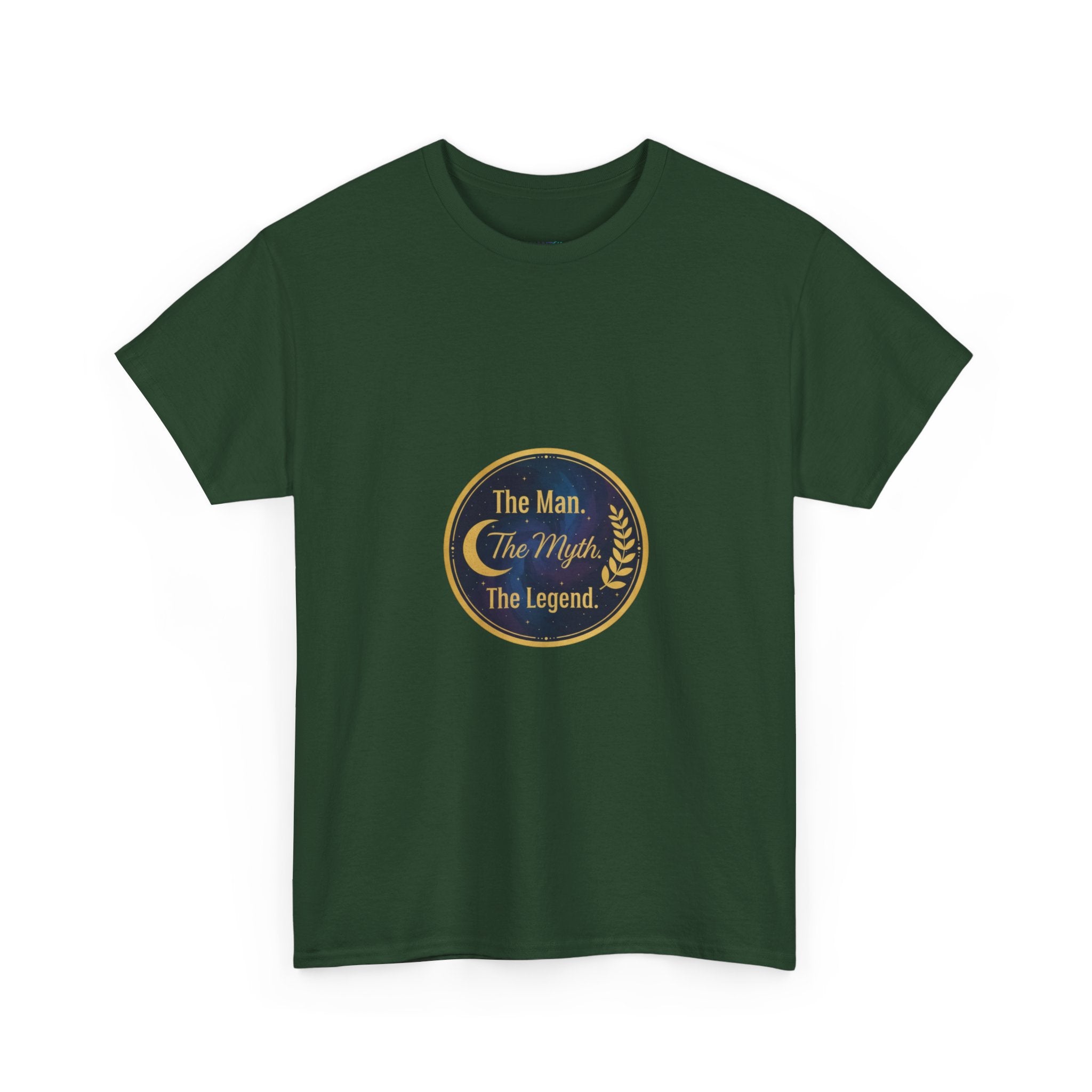 The Man. The Myth. The Legend. Men's T-Shirt — Vintage Badge Graphic Tee | DTG Print