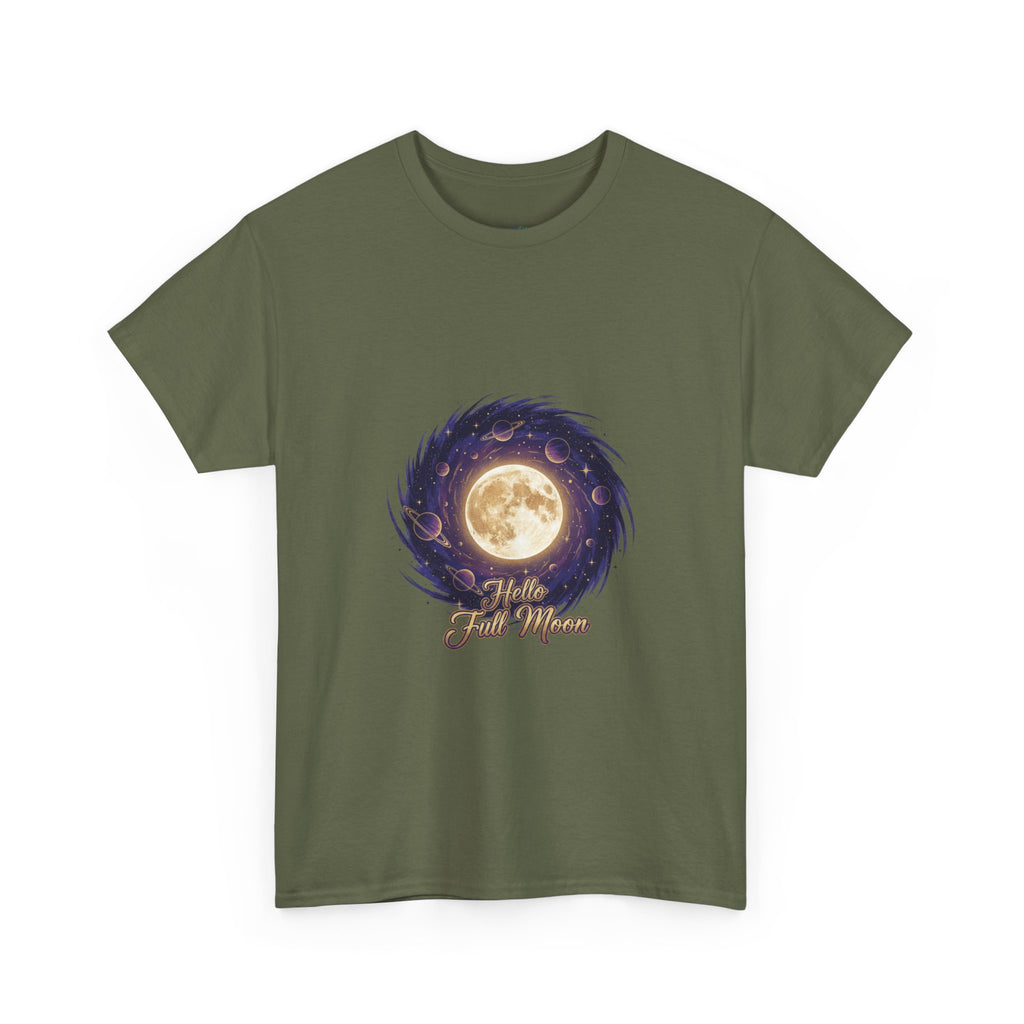 Moon Magic Hello Full Moon Unisex DTG T-Shirt