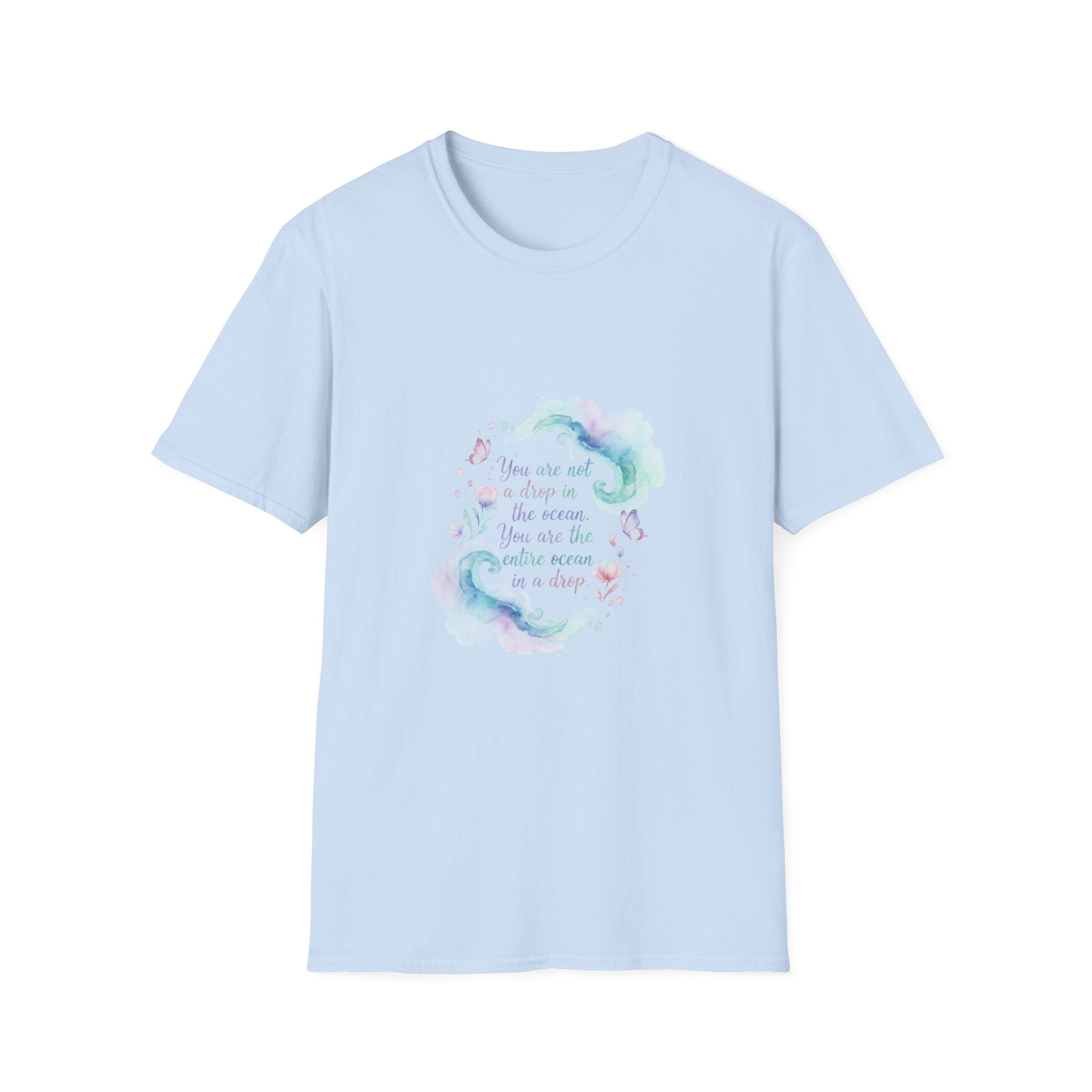 Mermaid Wave Graphic T-Shirt – "You Are the Magic You Create" | DTG Print