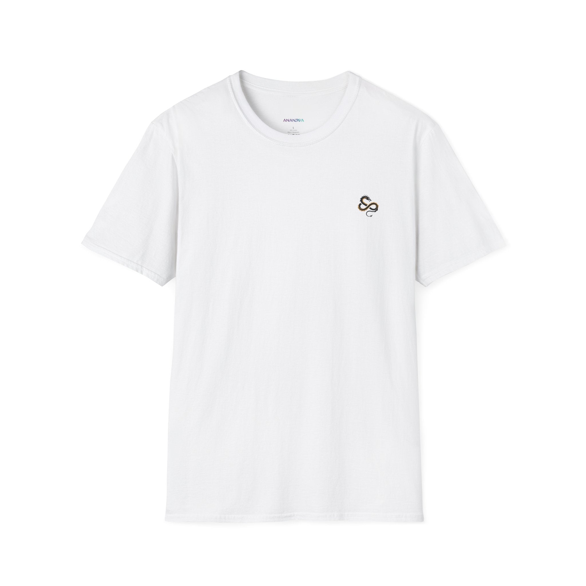 Men's Dragon Back Print Graphic T-Shirt | DTG-Printed Cotton Tee