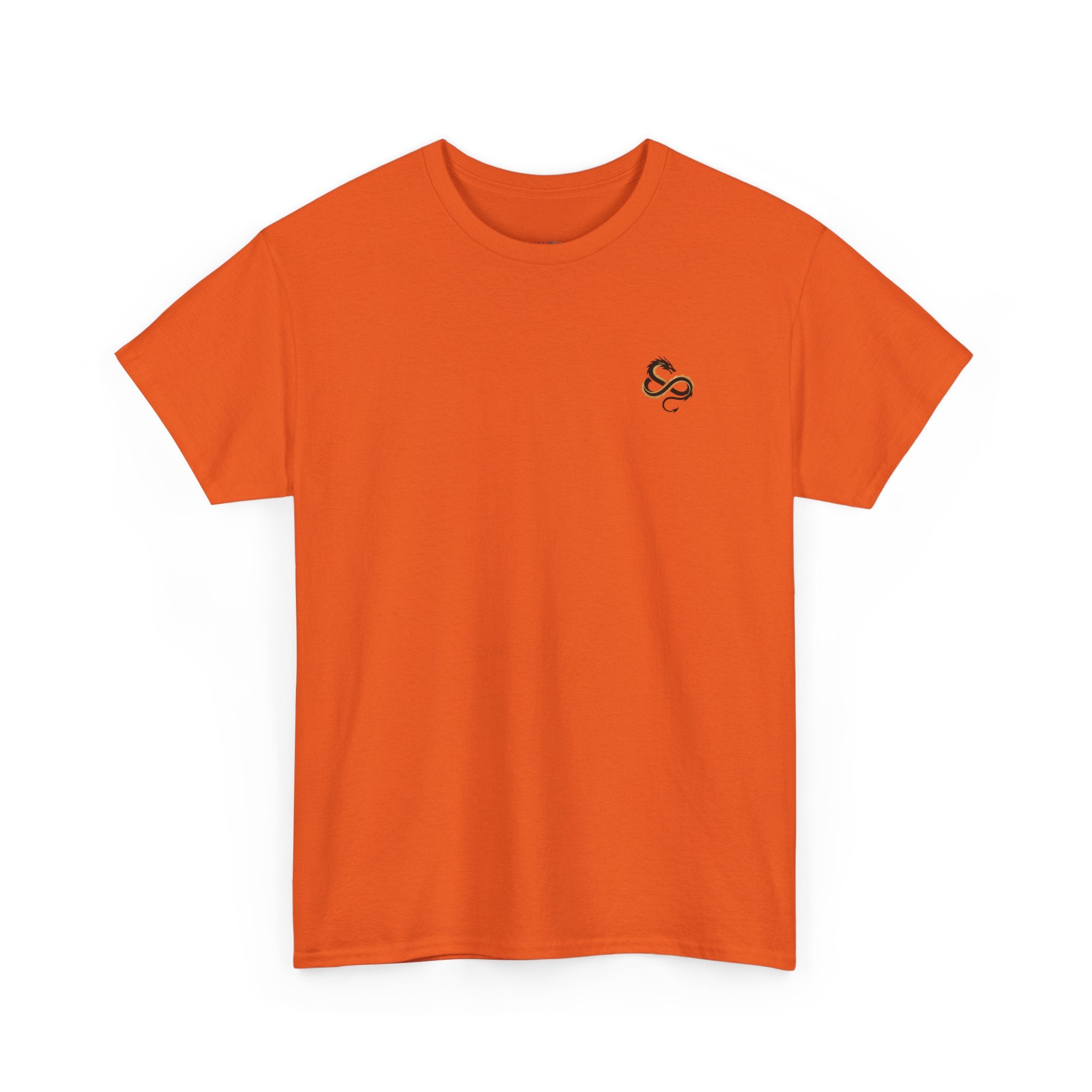 Green Serpent Graphic Men's T-Shirt — DTG Printed Back Art Cotton Tee