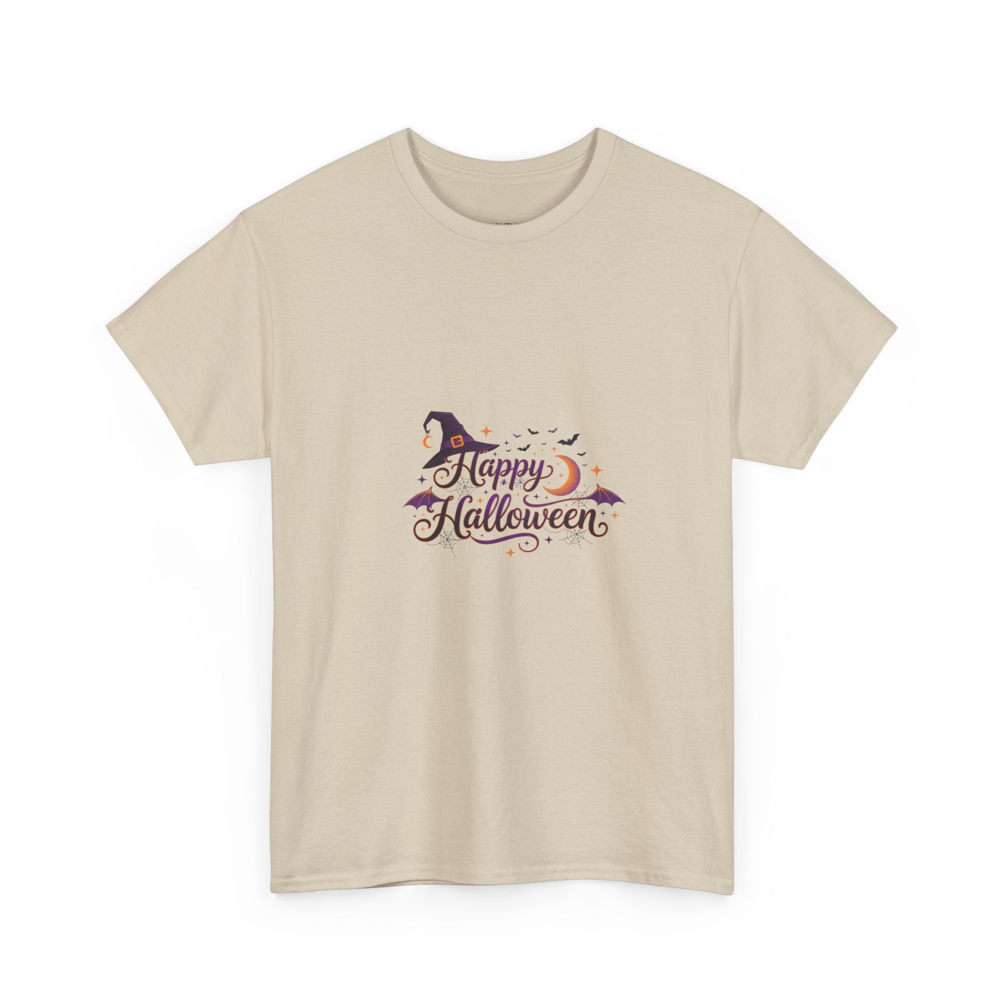 Halloween Witch Tee | Cute Moon & Hat Graphic Shirt | Unisex DTG
