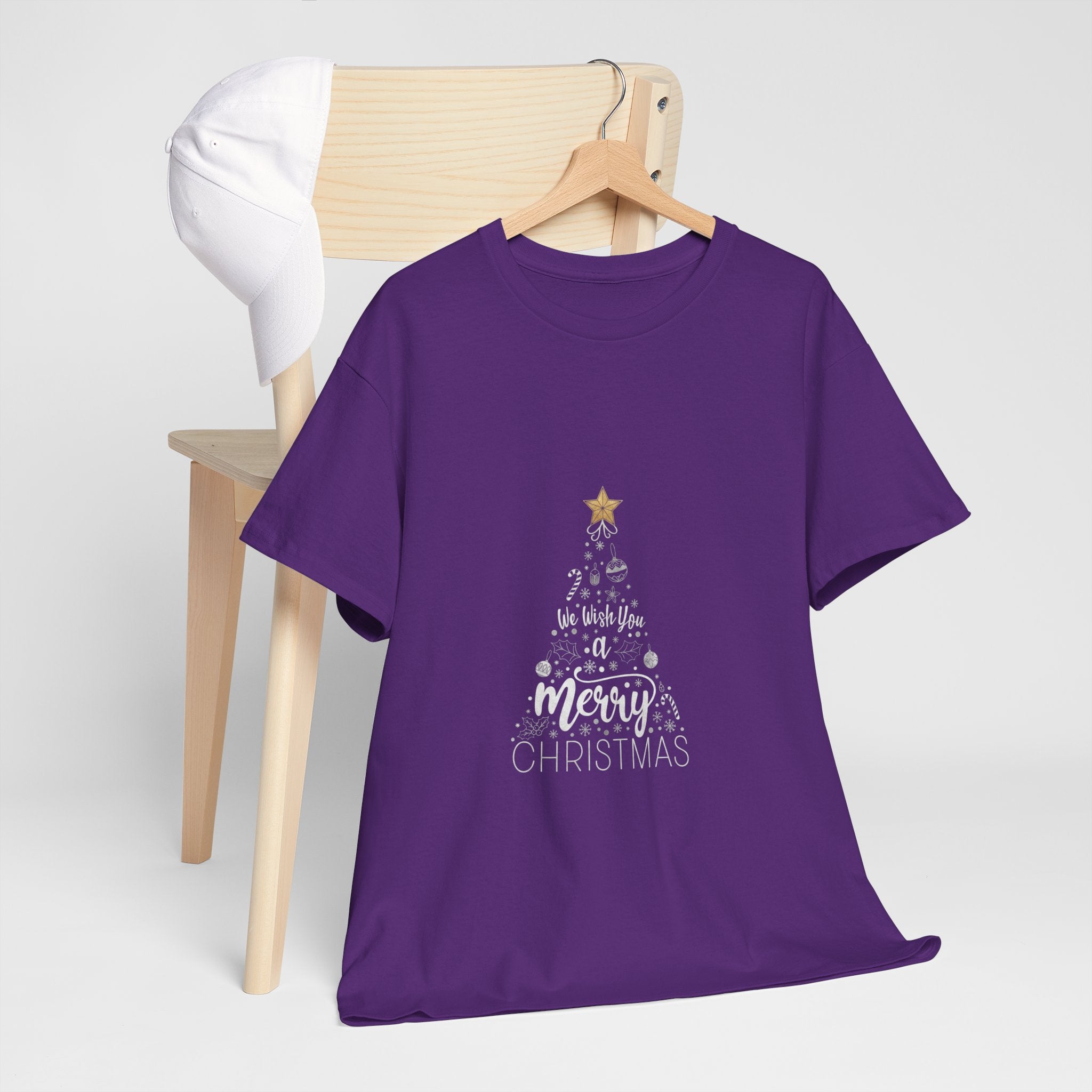 Christmas Tree Tee | "Merry Christmas" Holiday Graphic Shirt | Unisex DTG