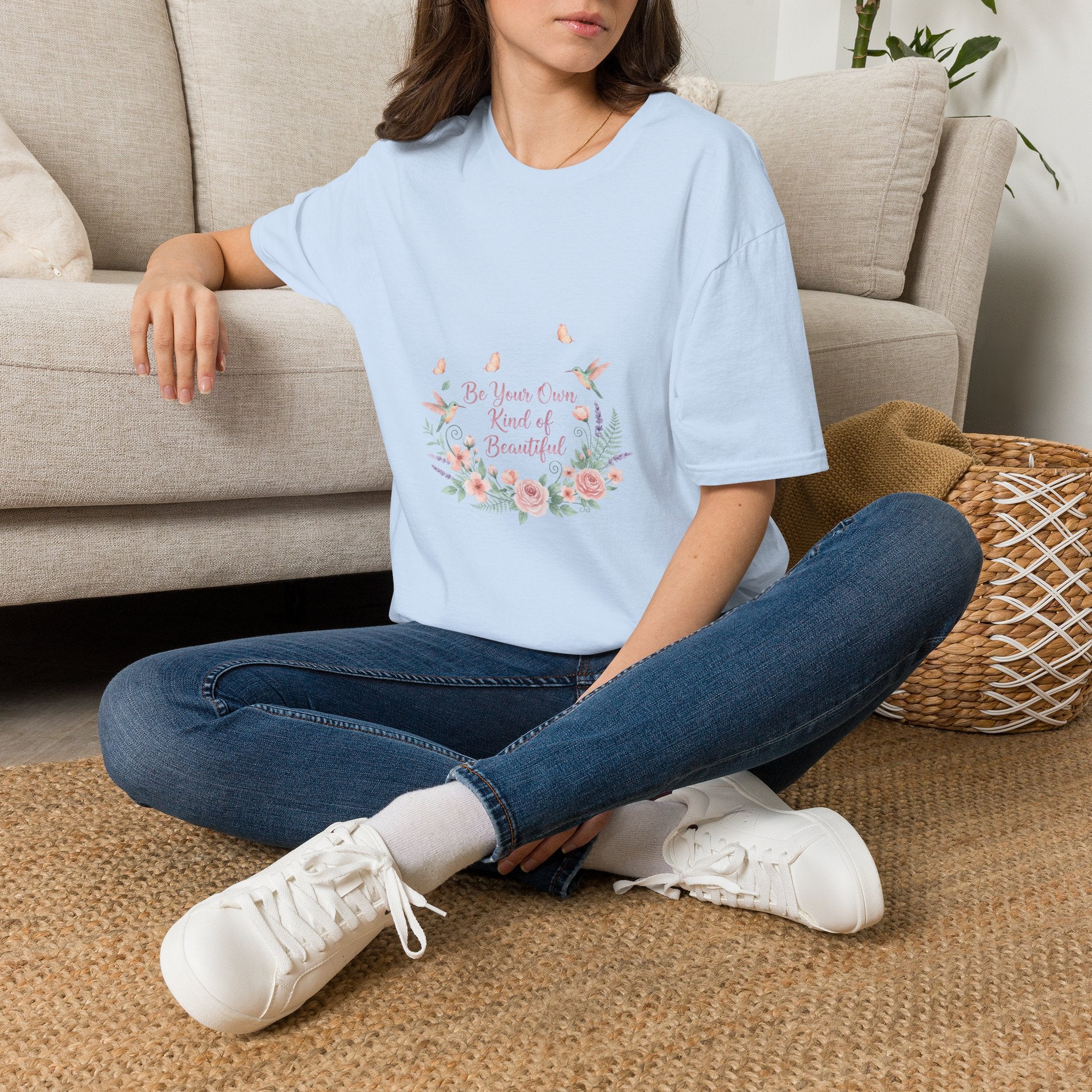 Floral 'Be Your Own Kind of Beautiful' T-Shirt