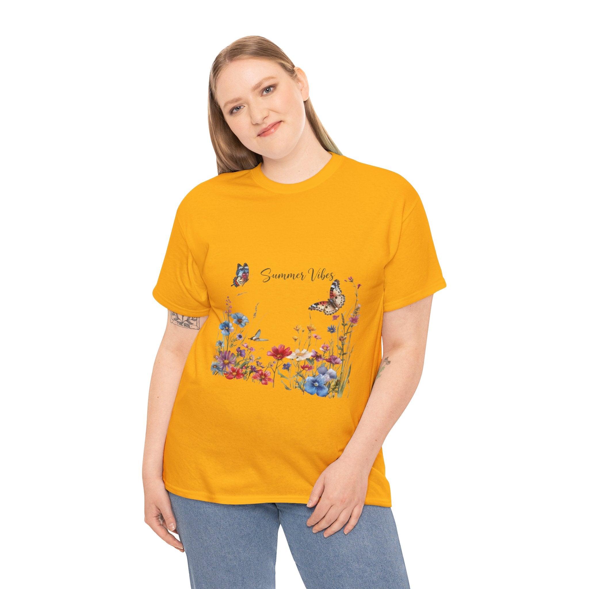 Cosmic Butterfly Women's Graphic T-Shirt – DTG Print