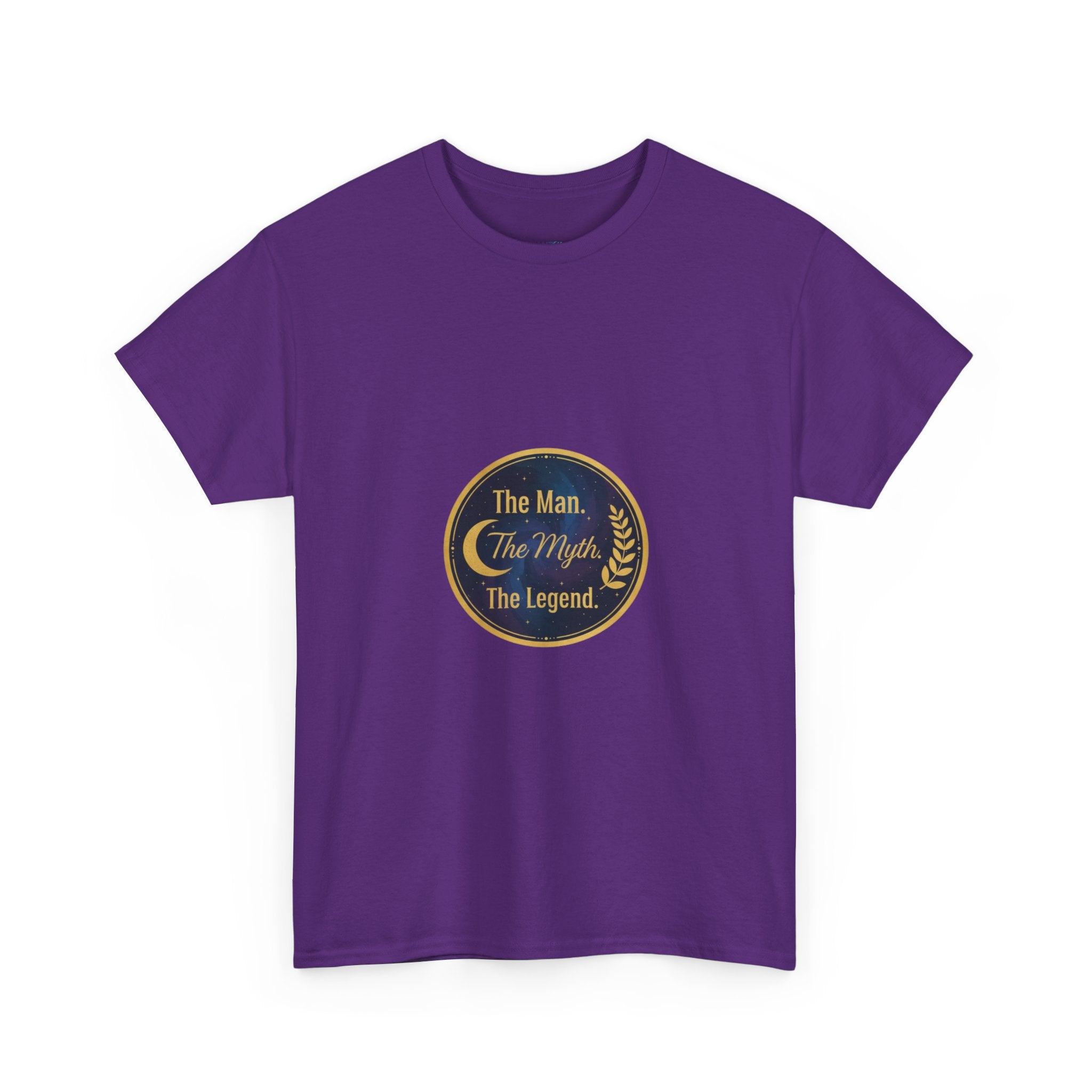 The Man. The Myth. The Legend. Men's T-Shirt — Vintage Badge Graphic Tee | DTG Print