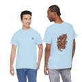 Golden Dragon Back Print Men's T-Shirt — DTG Printed Vintage Oriental Cotton Tee