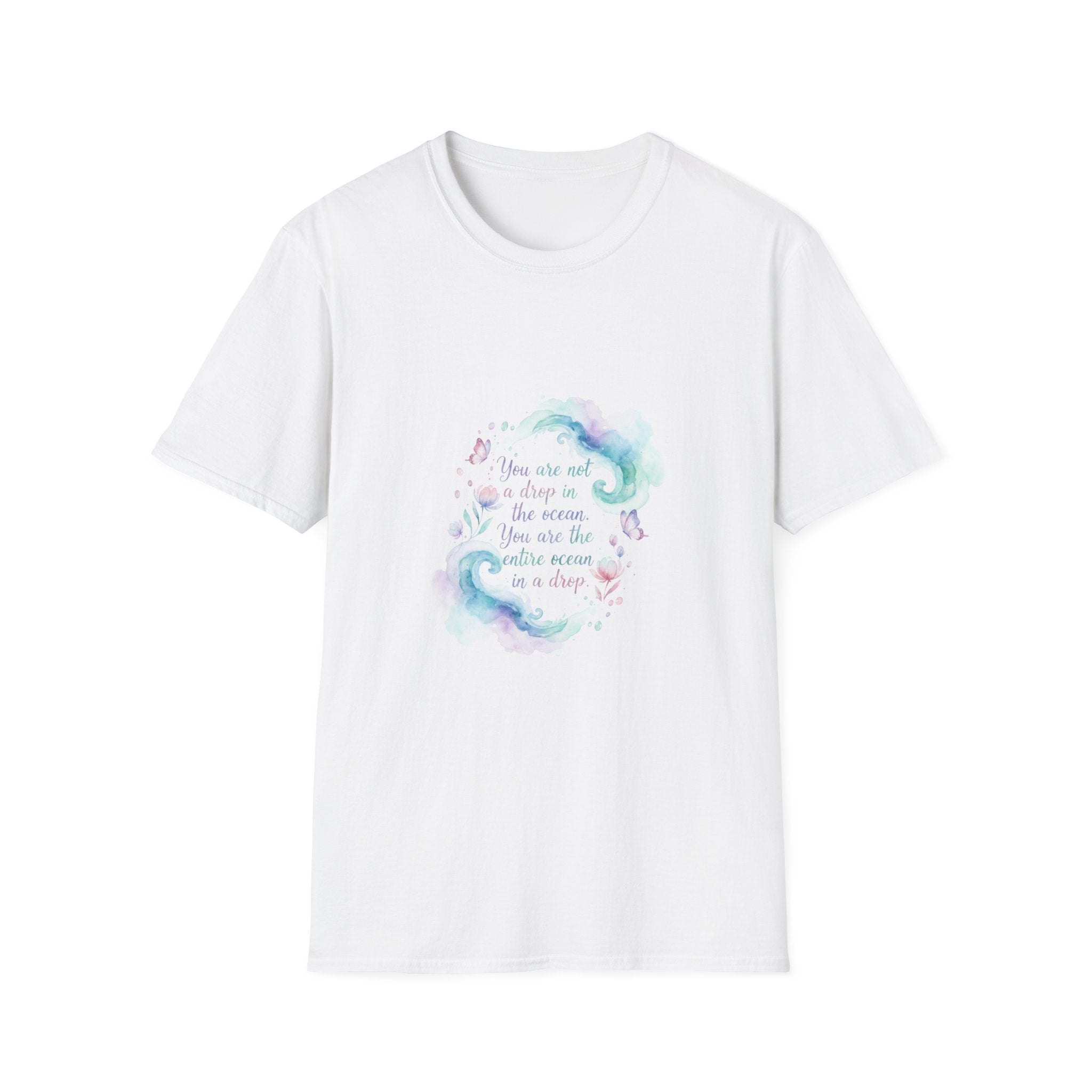 Mermaid Wave Graphic T-Shirt – "You Are the Magic You Create" | DTG Print