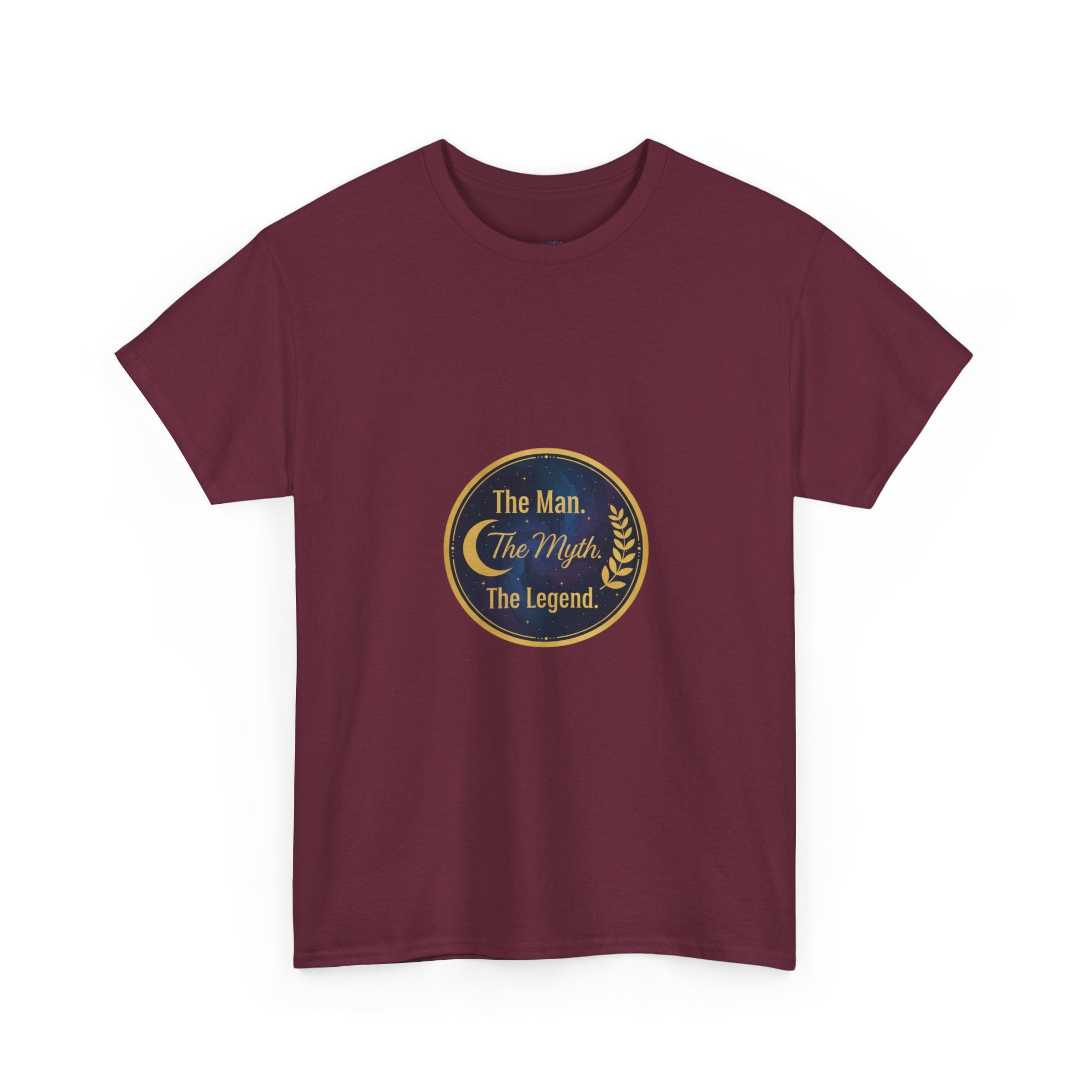 The Man. The Myth. The Legend. Men's T-Shirt — Vintage Badge Graphic Tee | DTG Print