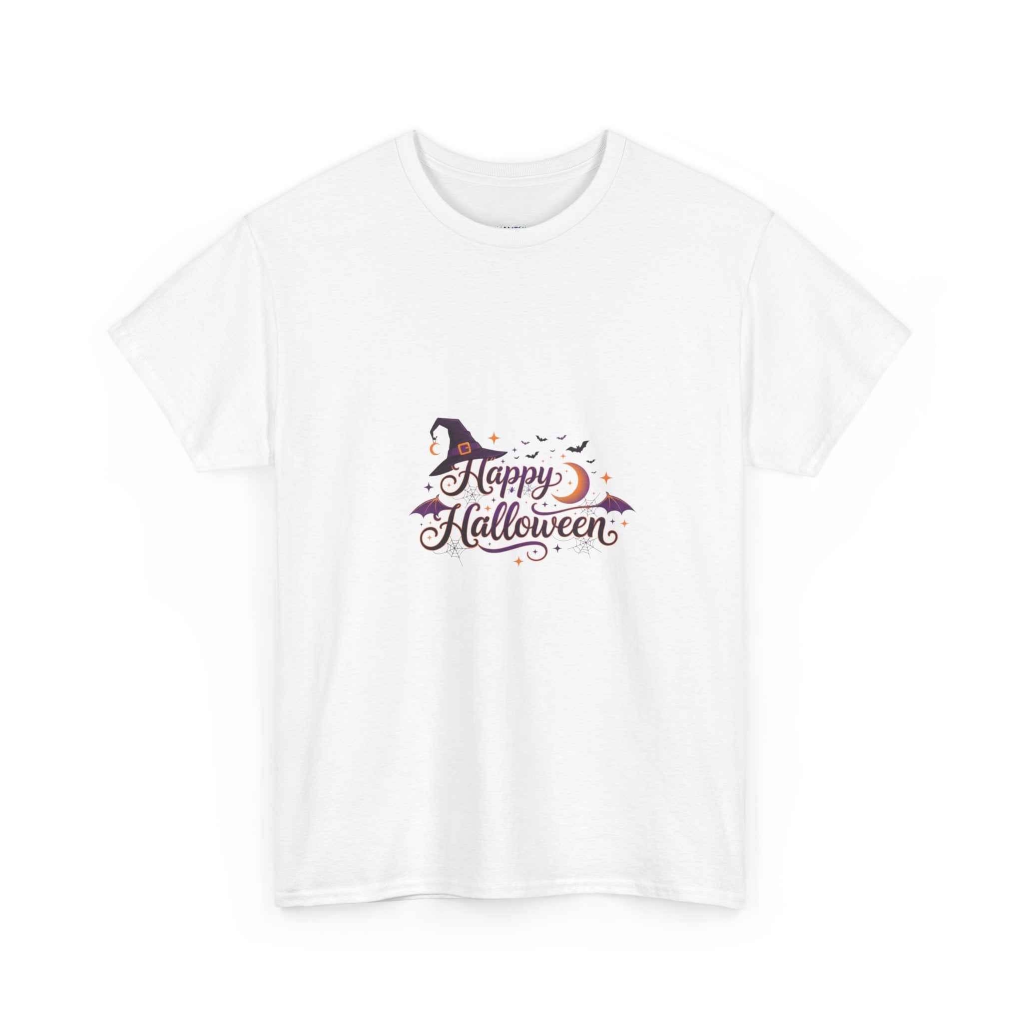 Halloween Witch Tee | Cute Moon & Hat Graphic Shirt | Unisex DTG
