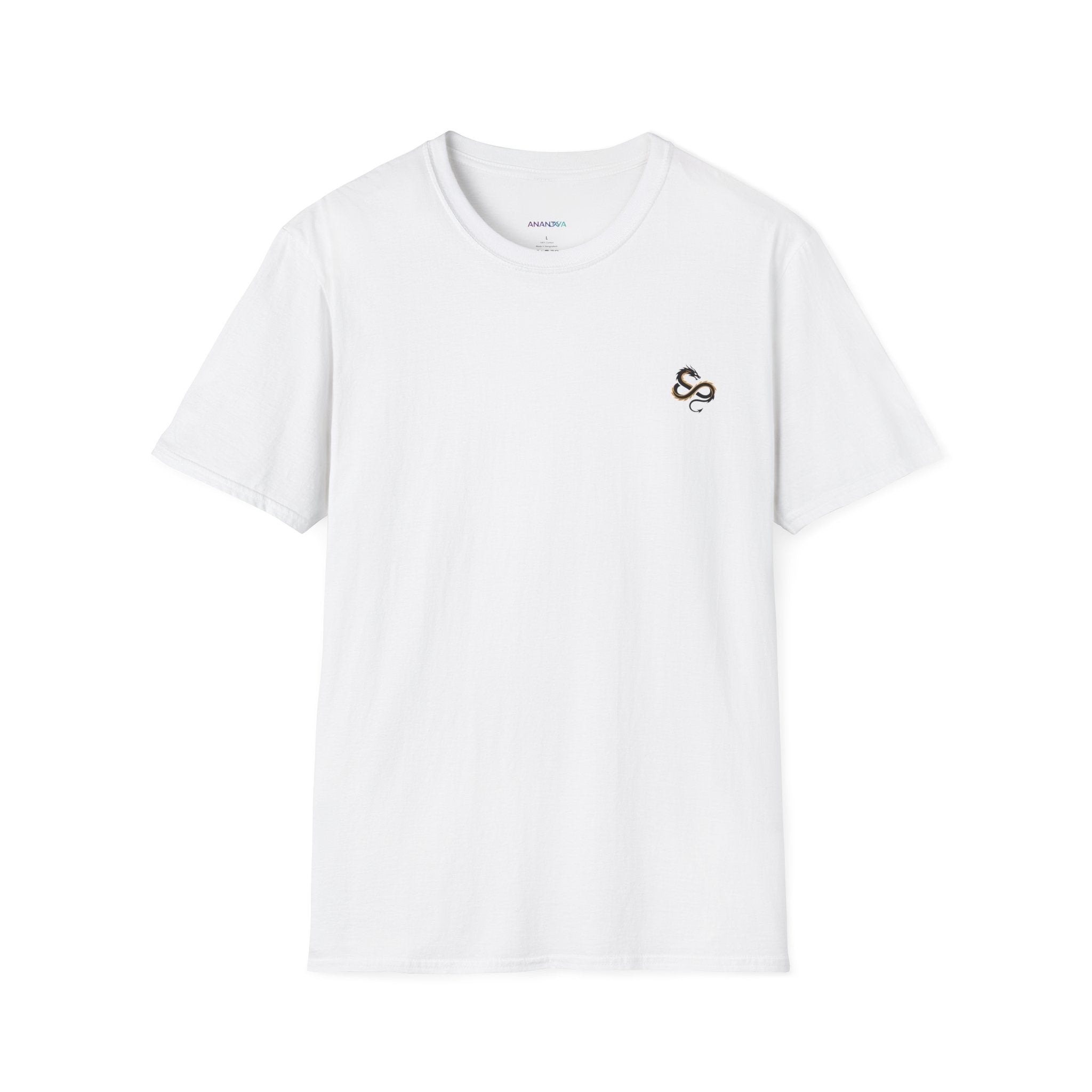 Men's Graphic Tee — Phoenix Rising "He Rose From Ash. He Always Does." Back Print