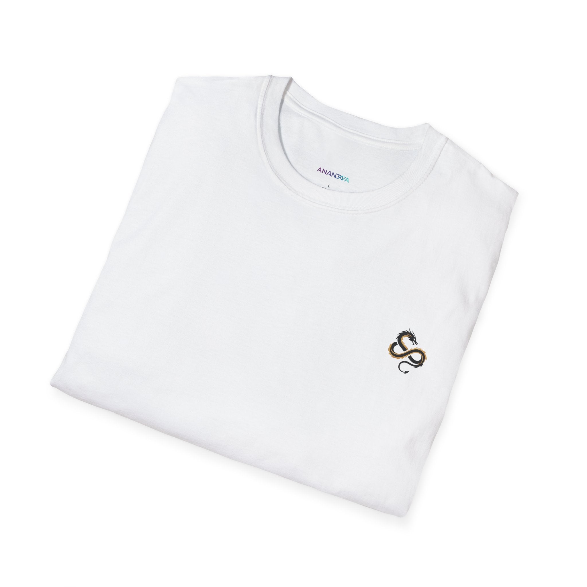 Men's Graphic Tee — Phoenix Rising "He Rose From Ash. He Always Does." Back Print