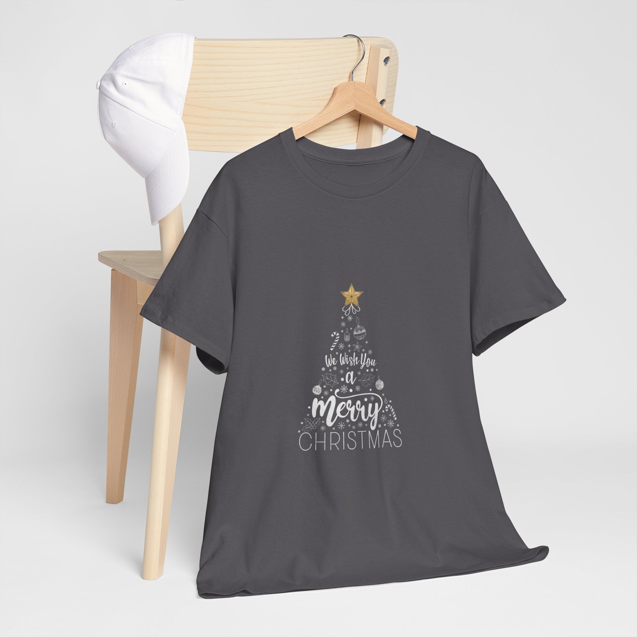 Christmas Tree Tee | "Merry Christmas" Holiday Graphic Shirt | Unisex DTG