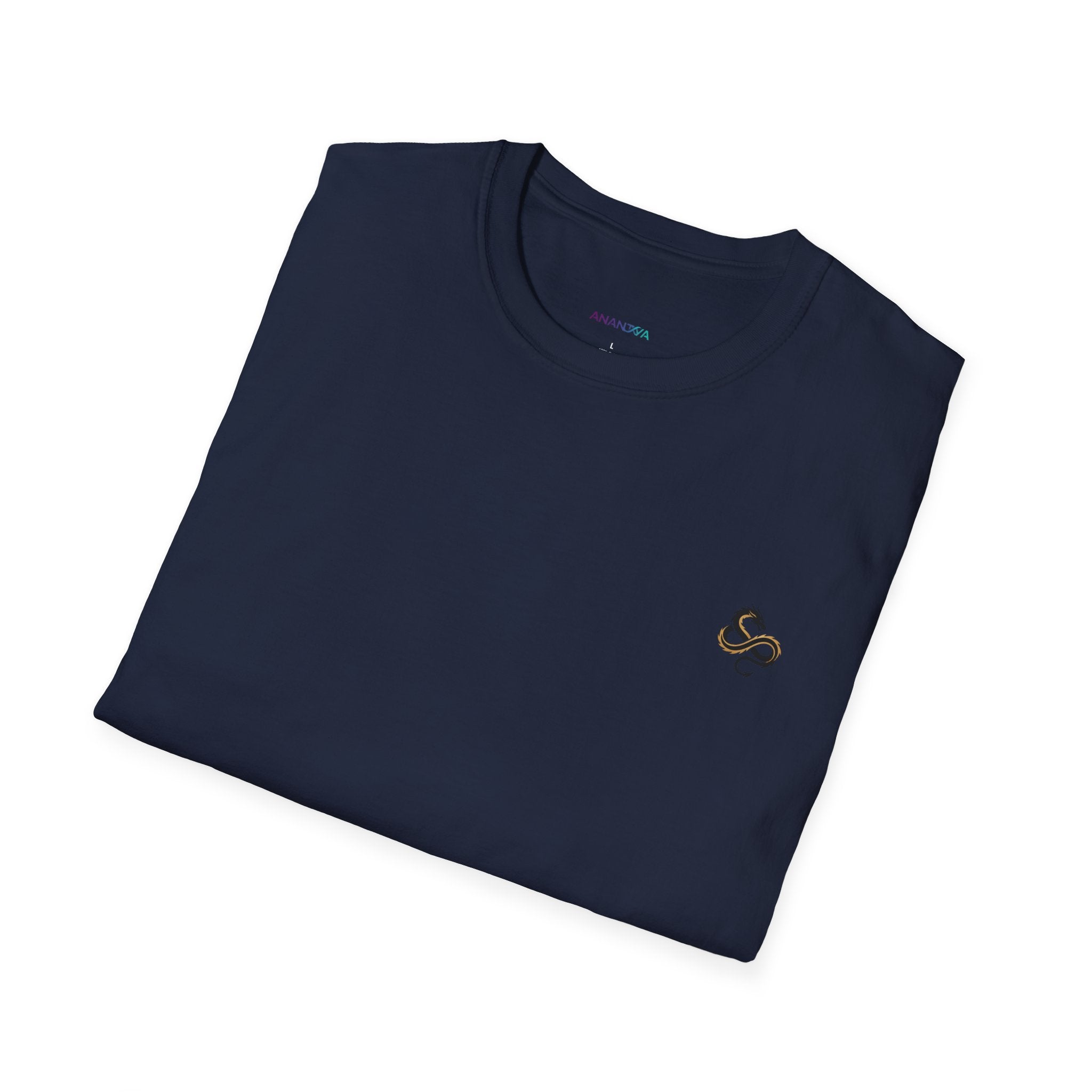 Men's Dragon Back Print Graphic T-Shirt | DTG-Printed Cotton Tee