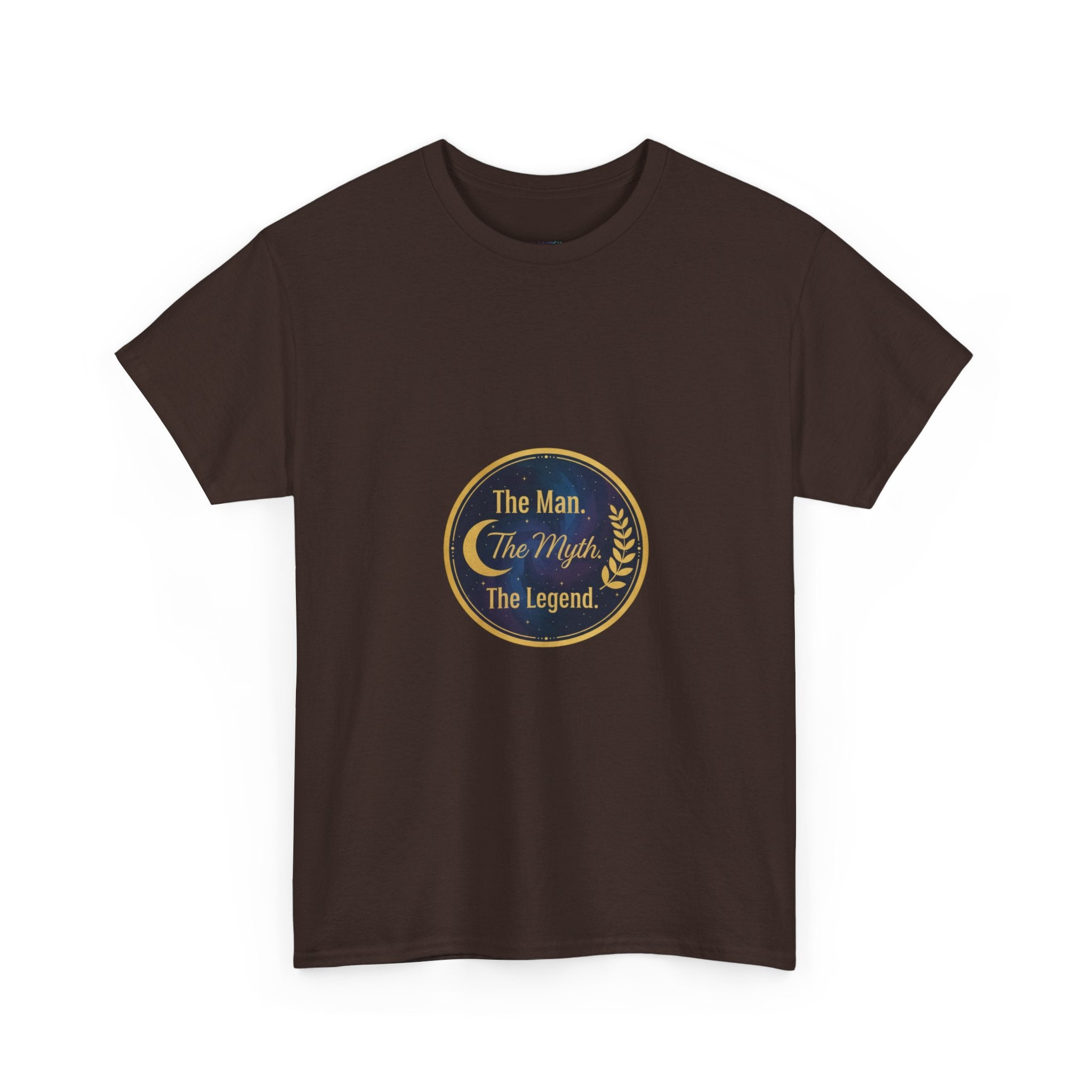The Man. The Myth. The Legend. Men's T-Shirt — Vintage Badge Graphic Tee | DTG Print