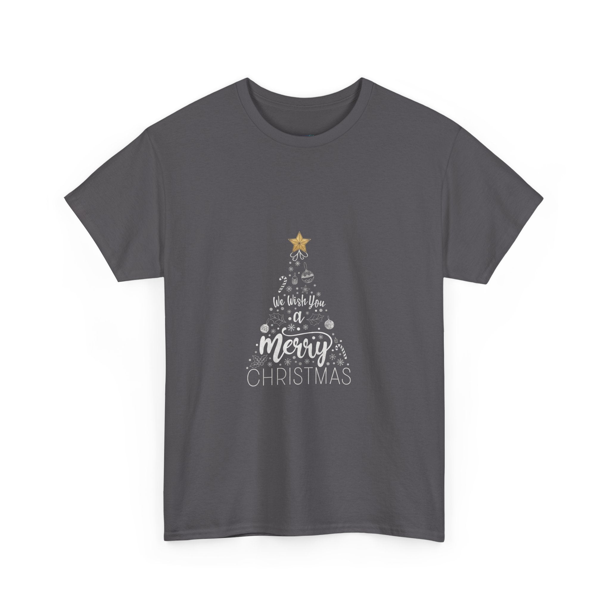 Christmas Tree Tee | "Merry Christmas" Holiday Graphic Shirt | Unisex DTG