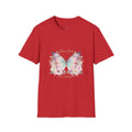 Butterfly Floral Women's T-Shirt — "Live, Love, Dream" Graphic Tee | DTG Print