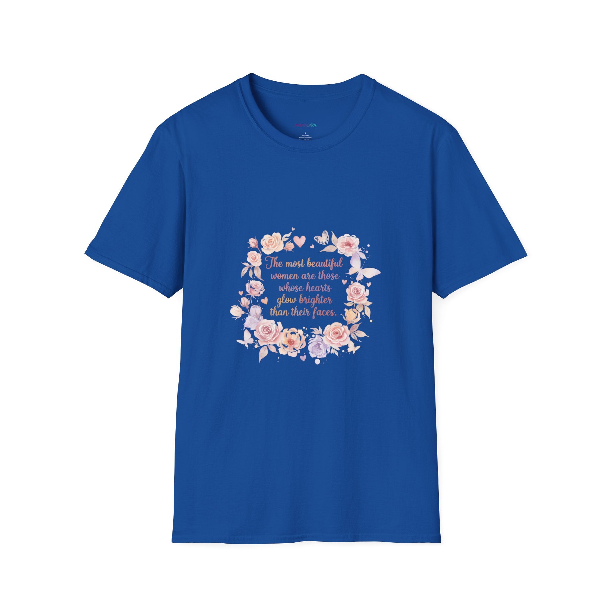Inner Beauty Floral Women's T-Shirt | DTG-Printed Inspirational Flower Design Tee
