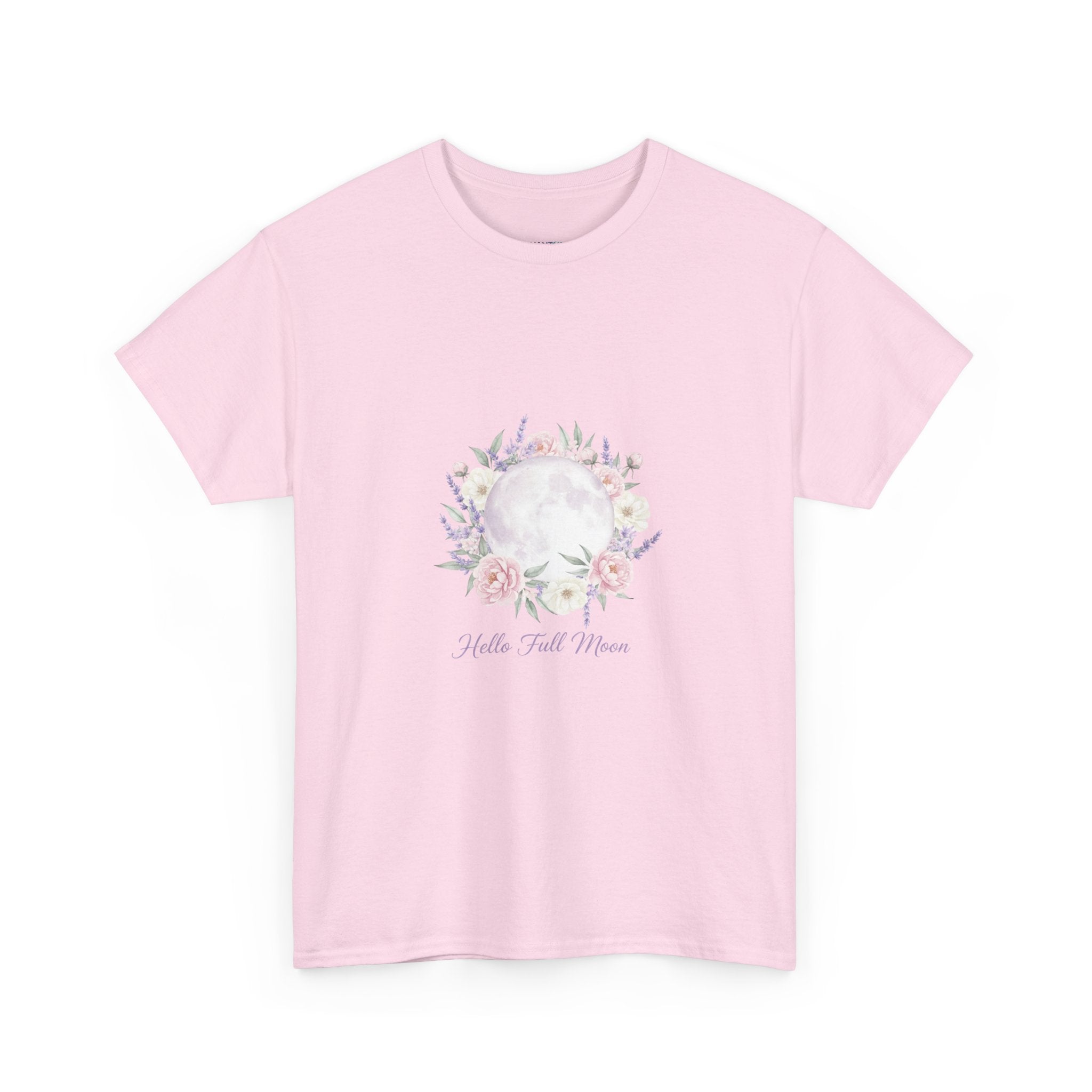 Hello Full Moon Pastel Floral Women's DTG T-Shirt