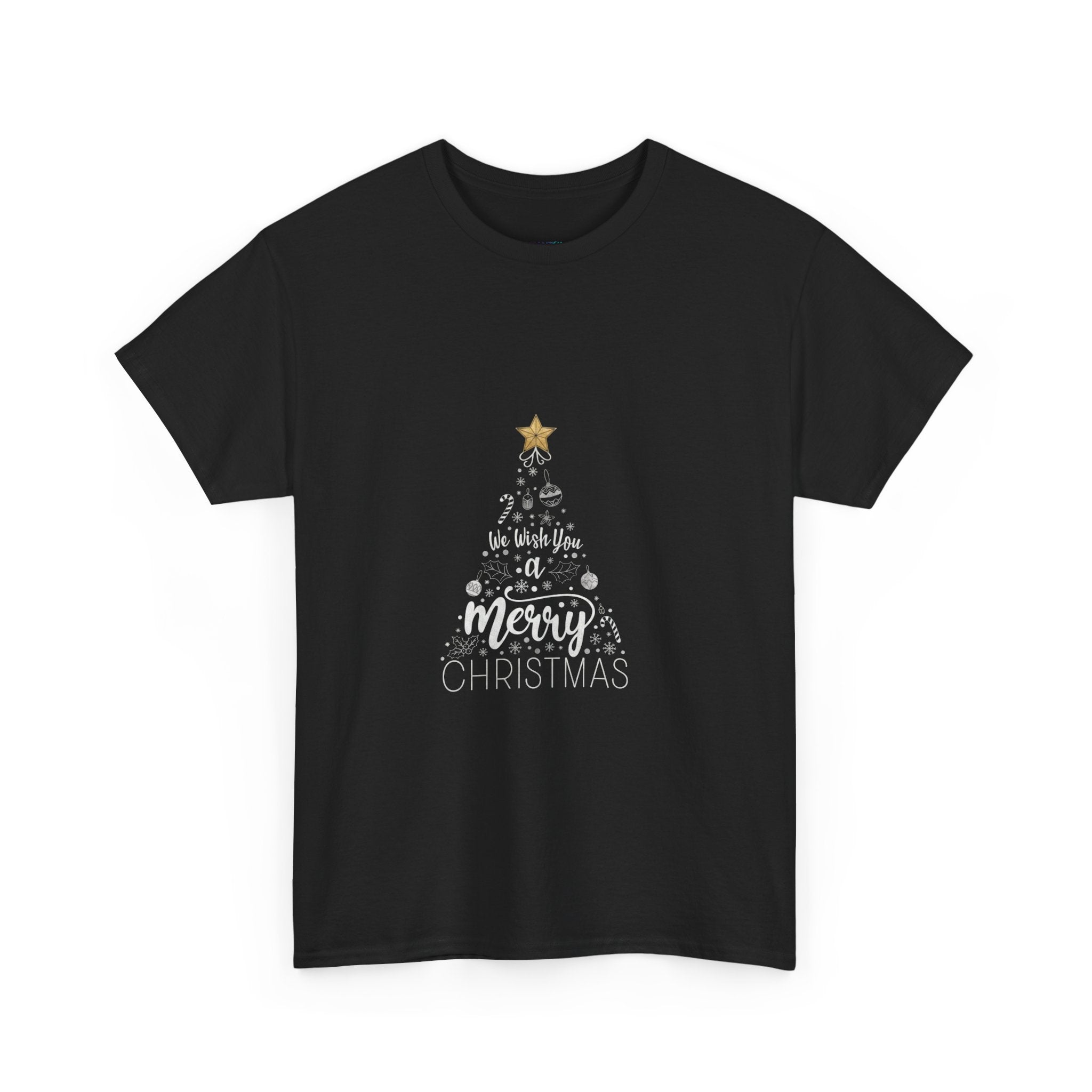 Christmas Tree Tee | "Merry Christmas" Holiday Graphic Shirt | Unisex DTG