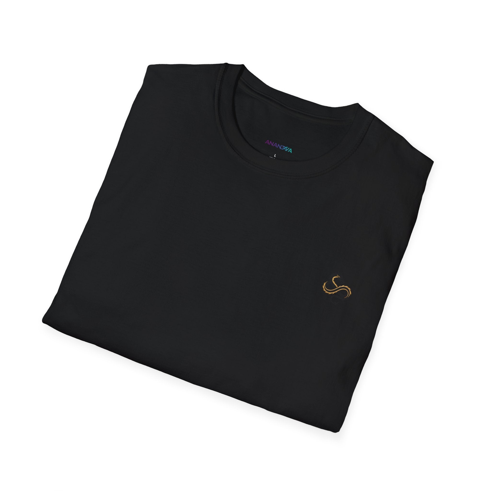 Men's Dragon Back Print Graphic T-Shirt | DTG-Printed Cotton Tee